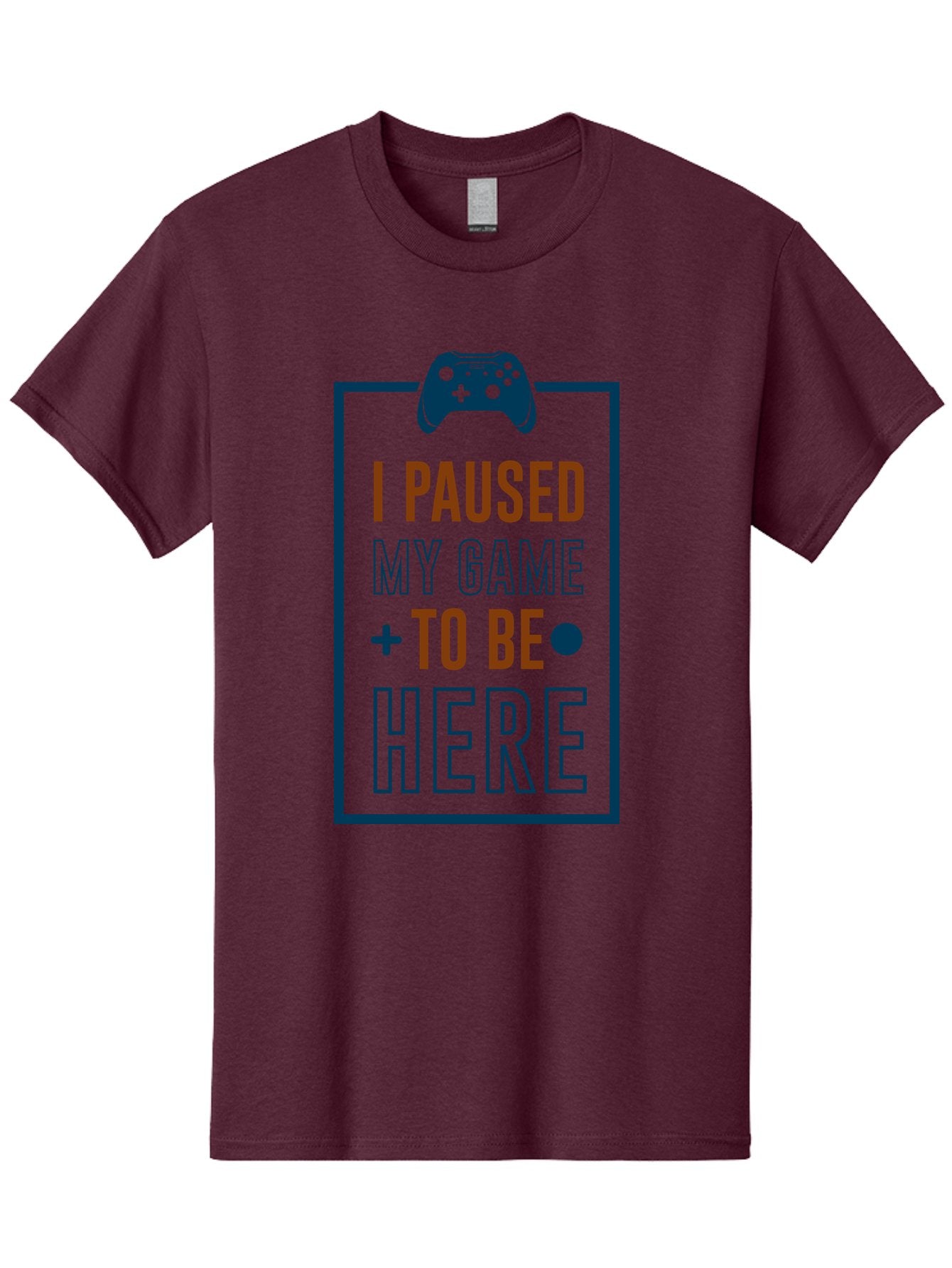 I-Paused-My-Game Men'S Graphic Tee, 100% Cotton, Comfortable Casual Summer Wear, Machine Washable, Gaming Quote, Paused Game, Funny Saying, Gamer Humor, Video Game Quote, Humorous Quote -  Aaa648 4