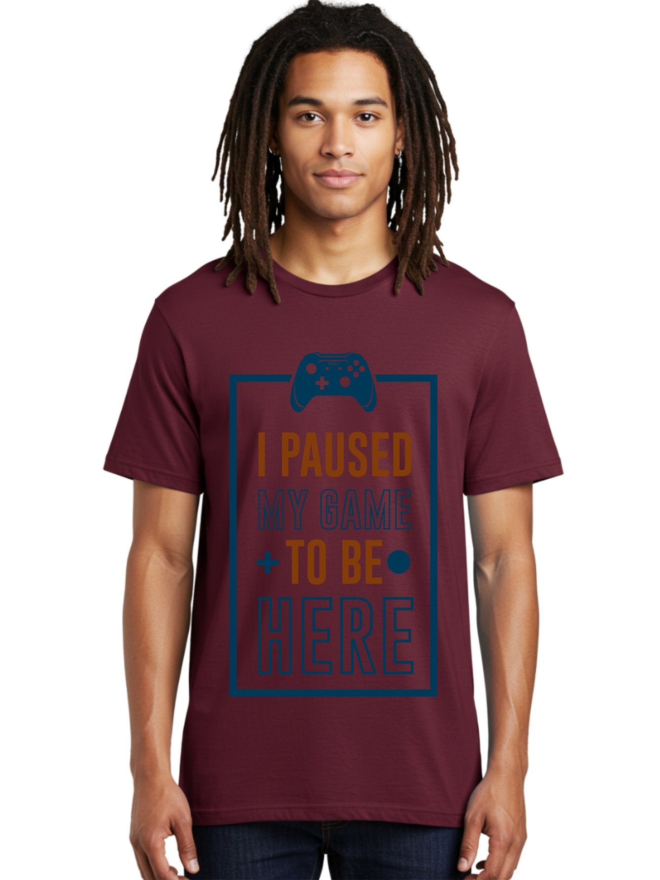 I-Paused-My-Game Men'S Graphic Tee, 100% Cotton, Comfortable Casual Summer Wear, Machine Washable, Gaming Quote, Paused Game, Funny Saying, Gamer Humor, Video Game Quote, Humorous Quote -  Aaa648 18