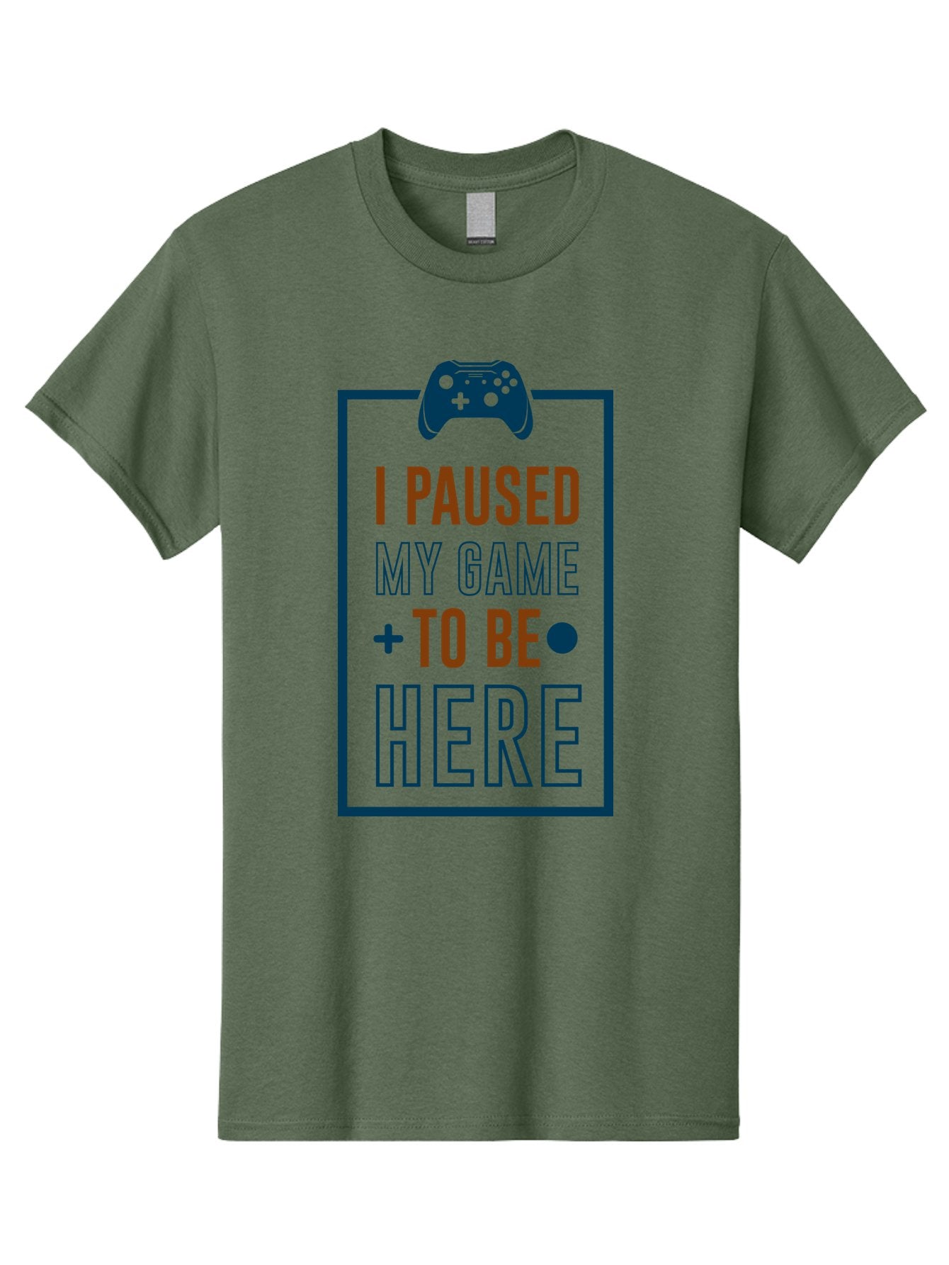 I-Paused-My-Game Men'S Graphic Tee, 100% Cotton, Comfortable Casual Summer Wear, Machine Washable, Gaming Quote, Paused Game, Funny Saying, Gamer Humor, Video Game Quote, Humorous Quote -  Aaa648 12