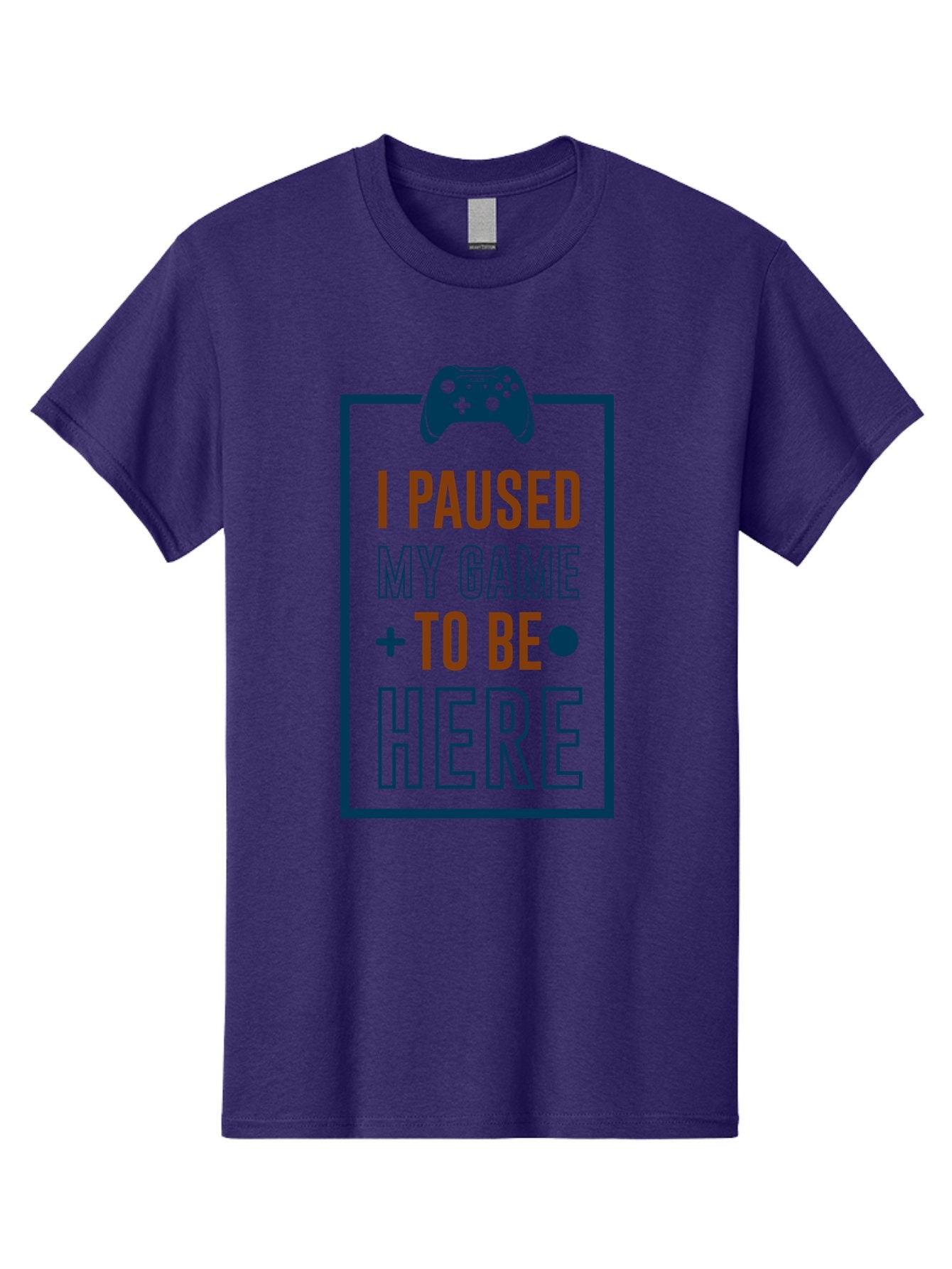 I-Paused-My-Game Men'S Graphic Tee, 100% Cotton, Comfortable Casual Summer Wear, Machine Washable, Gaming Quote, Paused Game, Funny Saying, Gamer Humor, Video Game Quote, Humorous Quote -  Aaa648 5