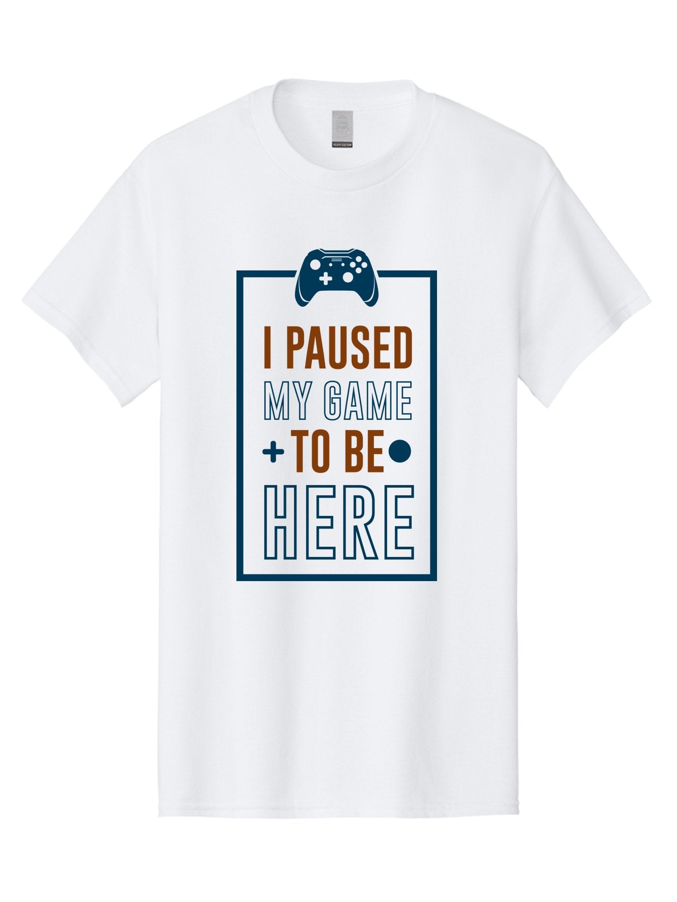 I-Paused-My-Game Men'S Graphic Tee, 100% Cotton, Comfortable Casual Summer Wear, Machine Washable, Gaming Quote, Paused Game, Funny Saying, Gamer Humor, Video Game Quote, Humorous Quote -  Aaa648 13