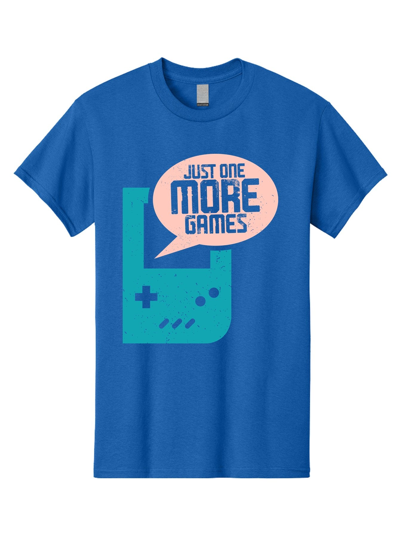 Just-One-More-Games Men'S Graphic Tee, 100% Cotton, Comfortable Casual Summer Wear, Machine Washable, Retro Gaming, Video Game Controller, Nostalgic Design, Just One More Games, Gaming Culture, Pixel Art, Retro Aesthetic, Gamer Quote, -  Aaa650 14