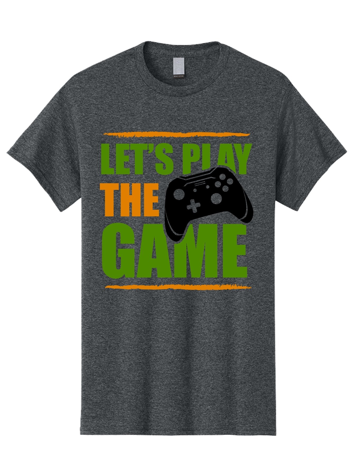 Let-S-Play-Game Men'S Graphic Tee, 100% Cotton, Comfortable Casual Summer Wear, Machine Washable, Game Controller, Playful Vibe, Gaming Inspiration, Let'S Play, Fun Gaming, Video Game, Gaming Culture, Gaming Community, Game On -  Aaa653