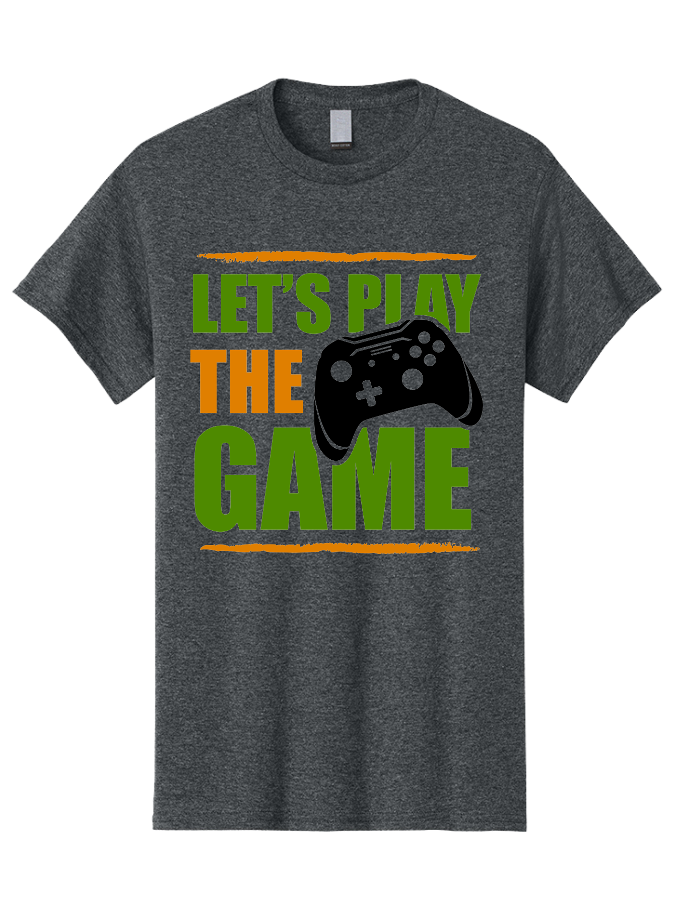 Let-S-Play-Game Men'S Graphic Tee, 100% Cotton, Comfortable Casual Summer Wear, Machine Washable, Game Controller, Playful Vibe, Gaming Inspiration, Let'S Play, Fun Gaming, Video Game, Gaming Culture, Gaming Community, Game On -  Aaa653 7