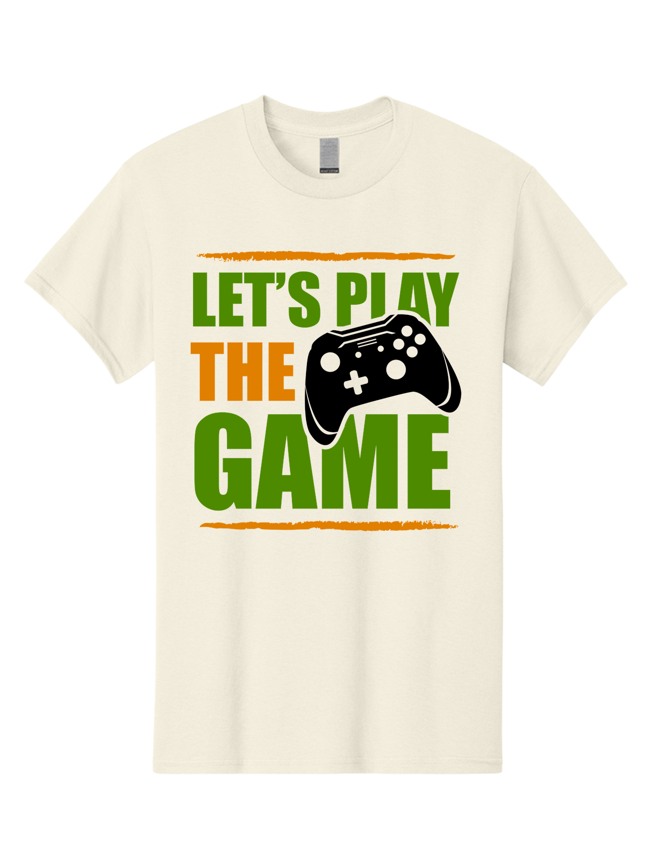Let-S-Play-Game Men'S Graphic Tee, 100% Cotton, Comfortable Casual Summer Wear, Machine Washable, Game Controller, Playful Vibe, Gaming Inspiration, Let'S Play, Fun Gaming, Video Game, Gaming Culture, Gaming Community, Game On -  Aaa653 17