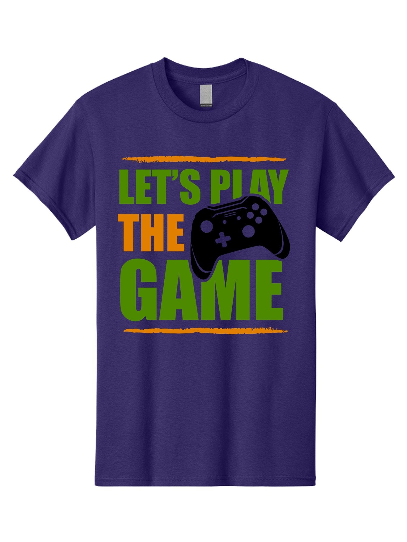 Let-S-Play-Game Men'S Graphic Tee, 100% Cotton, Comfortable Casual Summer Wear, Machine Washable, Game Controller, Playful Vibe, Gaming Inspiration, Let'S Play, Fun Gaming, Video Game, Gaming Culture, Gaming Community, Game On -  Aaa653 15