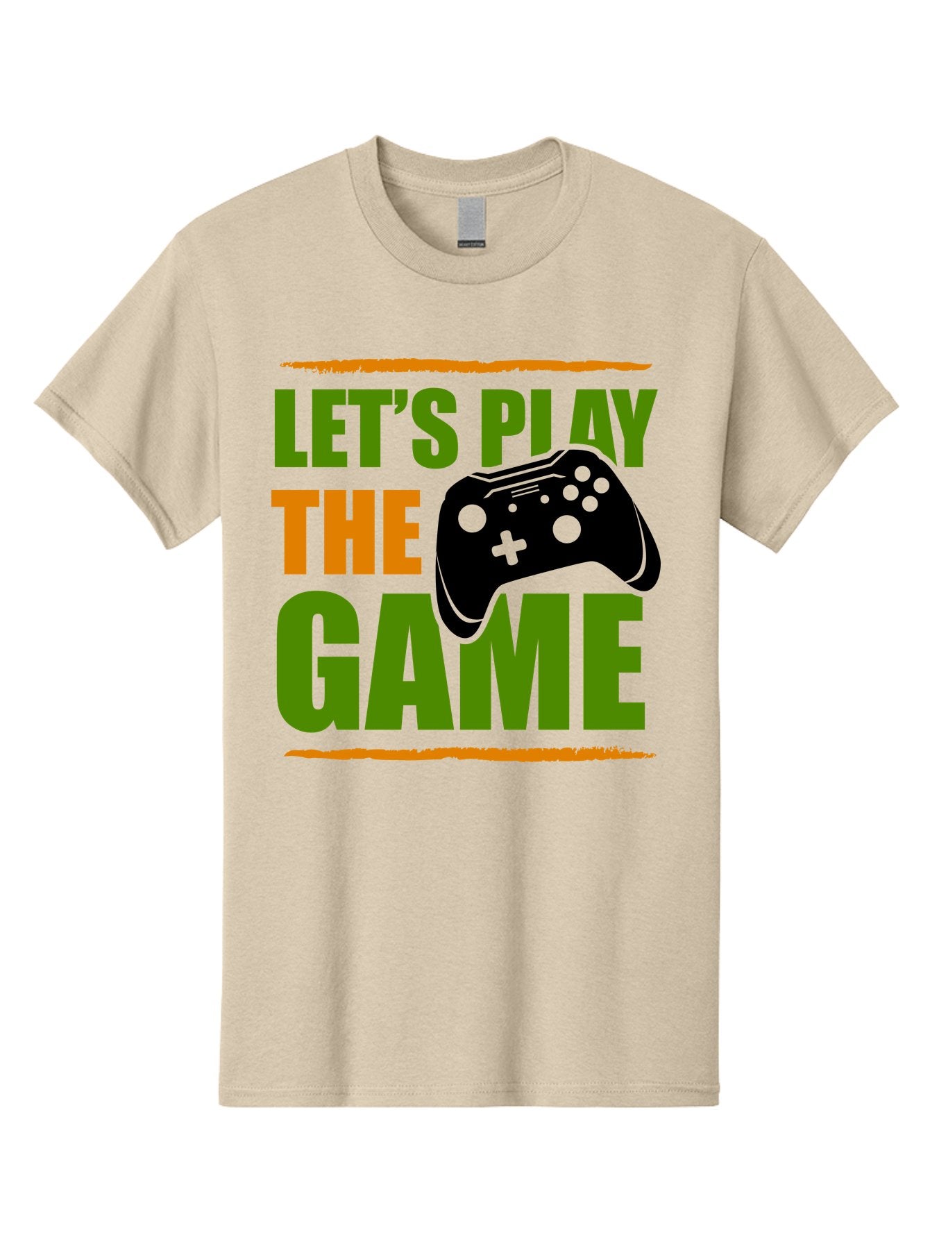 Let-S-Play-Game Men'S Graphic Tee, 100% Cotton, Comfortable Casual Summer Wear, Machine Washable, Game Controller, Playful Vibe, Gaming Inspiration, Let'S Play, Fun Gaming, Video Game, Gaming Culture, Gaming Community, Game On -  Aaa653 14