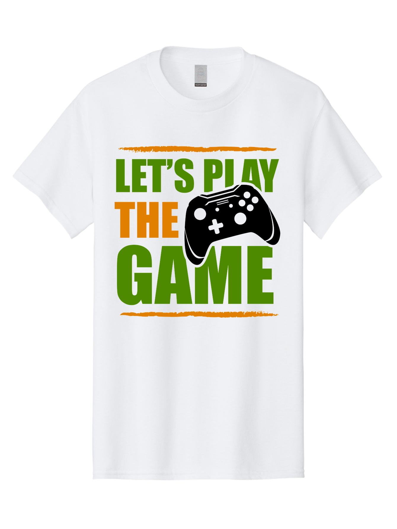 Let-S-Play-Game Men'S Graphic Tee, 100% Cotton, Comfortable Casual Summer Wear, Machine Washable, Game Controller, Playful Vibe, Gaming Inspiration, Let'S Play, Fun Gaming, Video Game, Gaming Culture, Gaming Community, Game On -  Aaa653 11