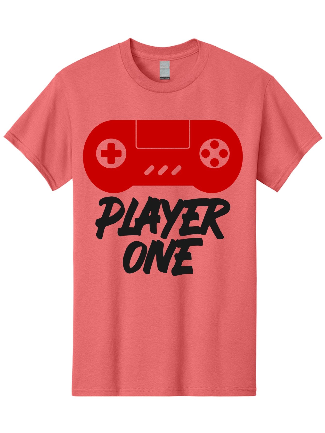 Player-One Men'S Graphic Tee, 100% Cotton, Comfortable Casual Summer Wear, Machine Washable, Retro Video Game, Vintage Gaming, Player One, Classic Console, Gaming Nostalgia, Pixel Art, Retro Aesthetic, Graphic Design -  Aaa657 14
