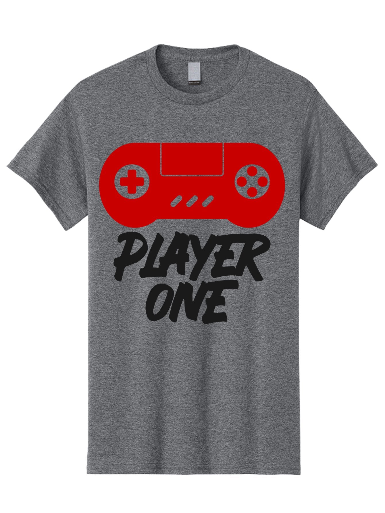 Player-One Men'S Graphic Tee, 100% Cotton, Comfortable Casual Summer Wear, Machine Washable, Retro Video Game, Vintage Gaming, Player One, Classic Console, Gaming Nostalgia, Pixel Art, Retro Aesthetic, Graphic Design -  Aaa657 8