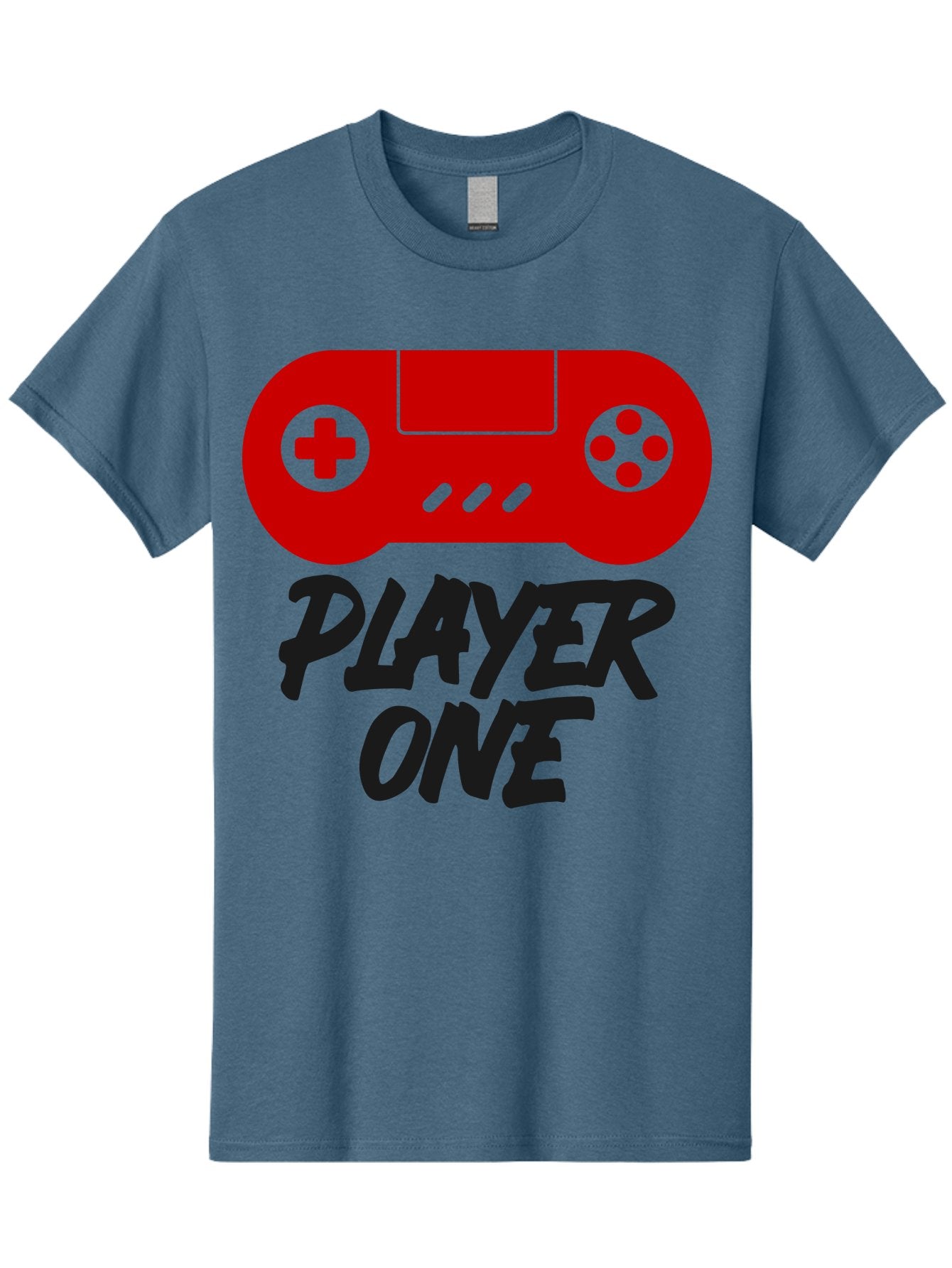Player-One Men'S Graphic Tee, 100% Cotton, Comfortable Casual Summer Wear, Machine Washable, Retro Video Game, Vintage Gaming, Player One, Classic Console, Gaming Nostalgia, Pixel Art, Retro Aesthetic, Graphic Design -  Aaa657 3