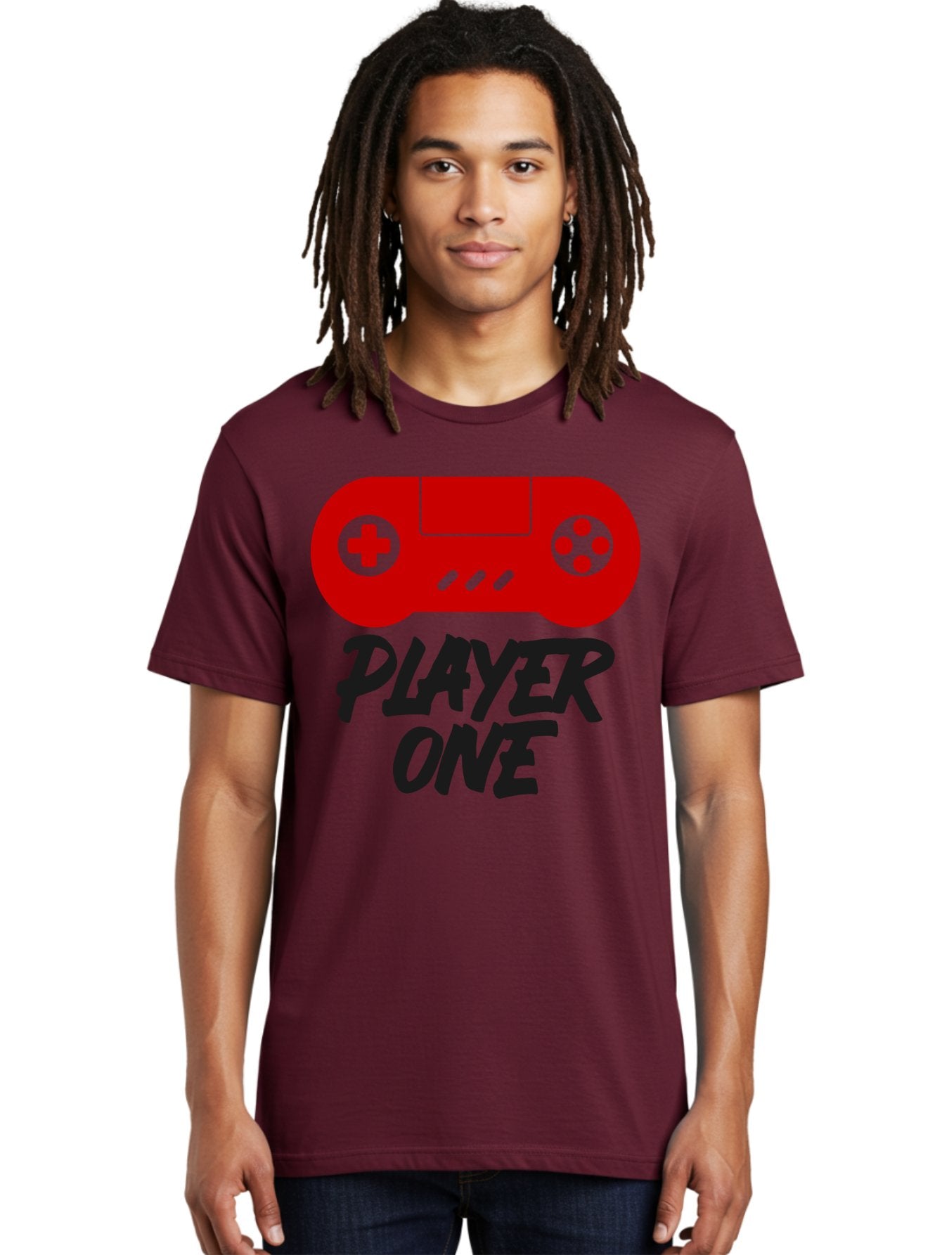 Player-One Men'S Graphic Tee, 100% Cotton, Comfortable Casual Summer Wear, Machine Washable, Retro Video Game, Vintage Gaming, Player One, Classic Console, Gaming Nostalgia, Pixel Art, Retro Aesthetic, Graphic Design -  Aaa657 28
