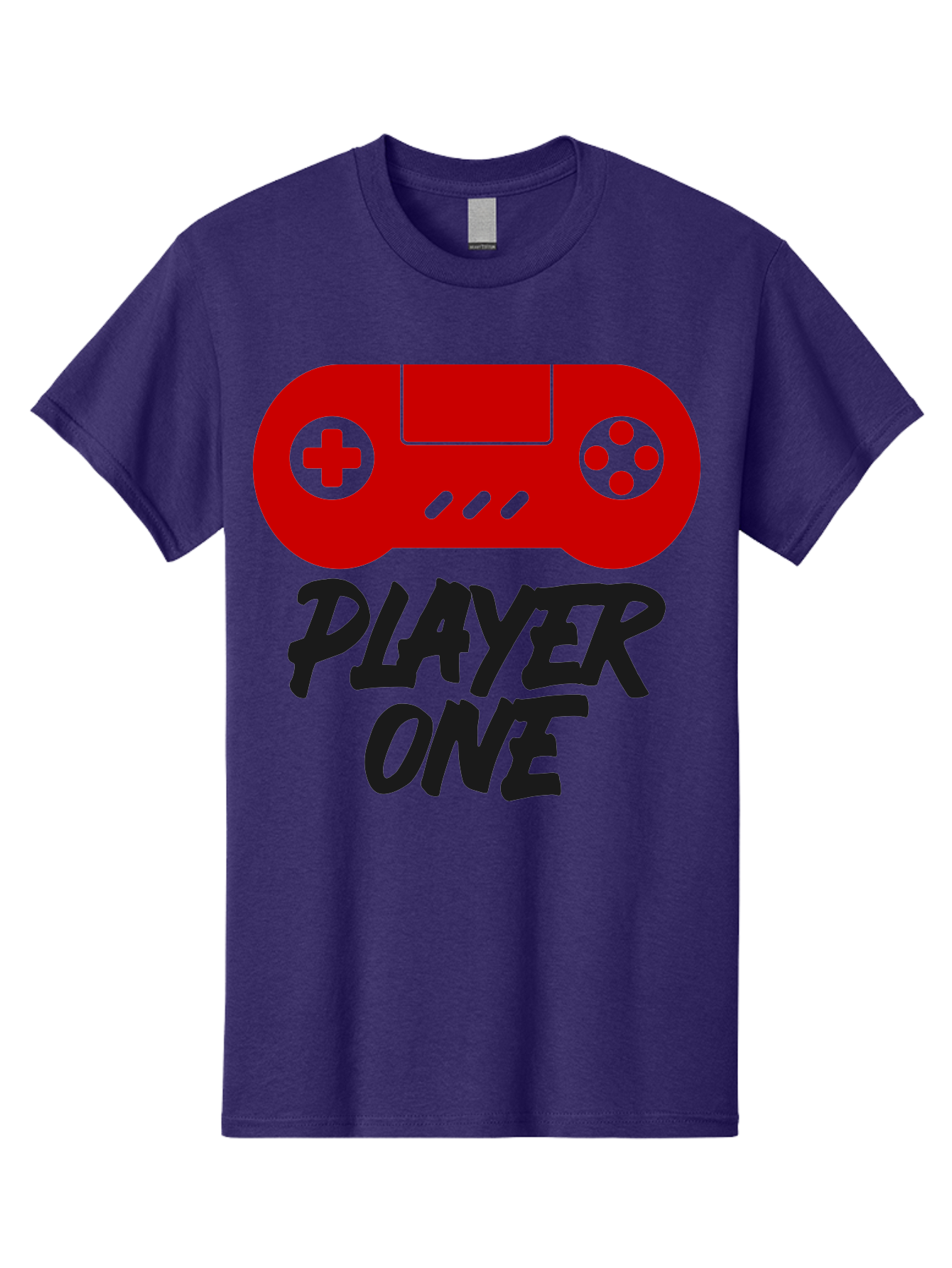 Player-One Men'S Graphic Tee, 100% Cotton, Comfortable Casual Summer Wear, Machine Washable, Retro Video Game, Vintage Gaming, Player One, Classic Console, Gaming Nostalgia, Pixel Art, Retro Aesthetic, Graphic Design -  Aaa657 21