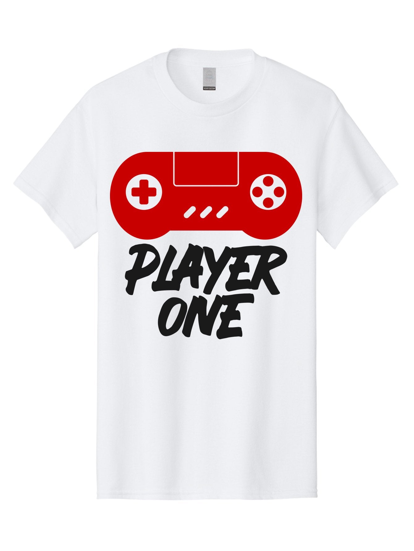 Player-One Men'S Graphic Tee, 100% Cotton, Comfortable Casual Summer Wear, Machine Washable, Retro Video Game, Vintage Gaming, Player One, Classic Console, Gaming Nostalgia, Pixel Art, Retro Aesthetic, Graphic Design -  Aaa657 7