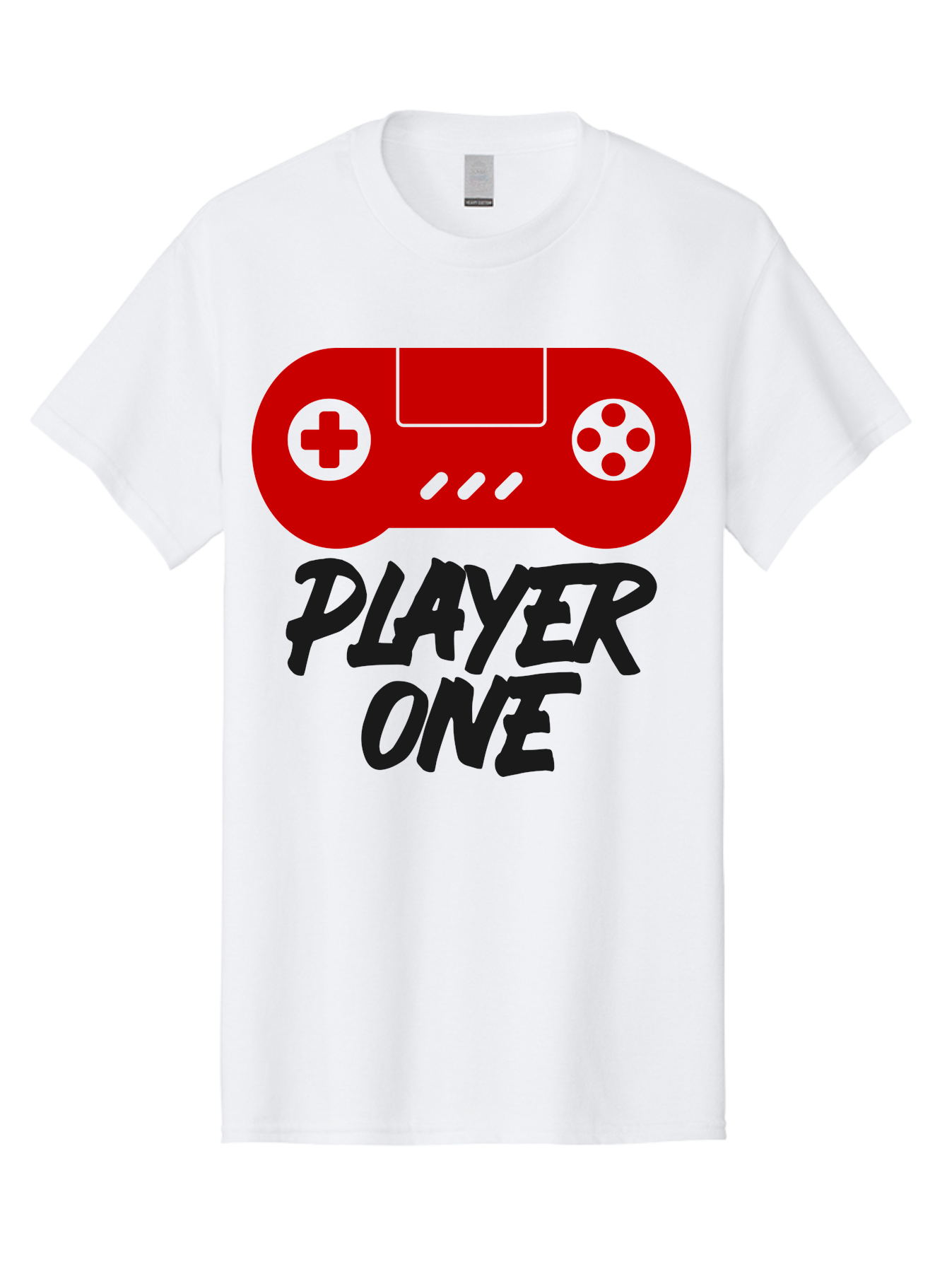Player-One Men'S Graphic Tee, 100% Cotton, Comfortable Casual Summer Wear, Machine Washable, Retro Video Game, Vintage Gaming, Player One, Classic Console, Gaming Nostalgia, Pixel Art, Retro Aesthetic, Graphic Design -  Aaa657 29