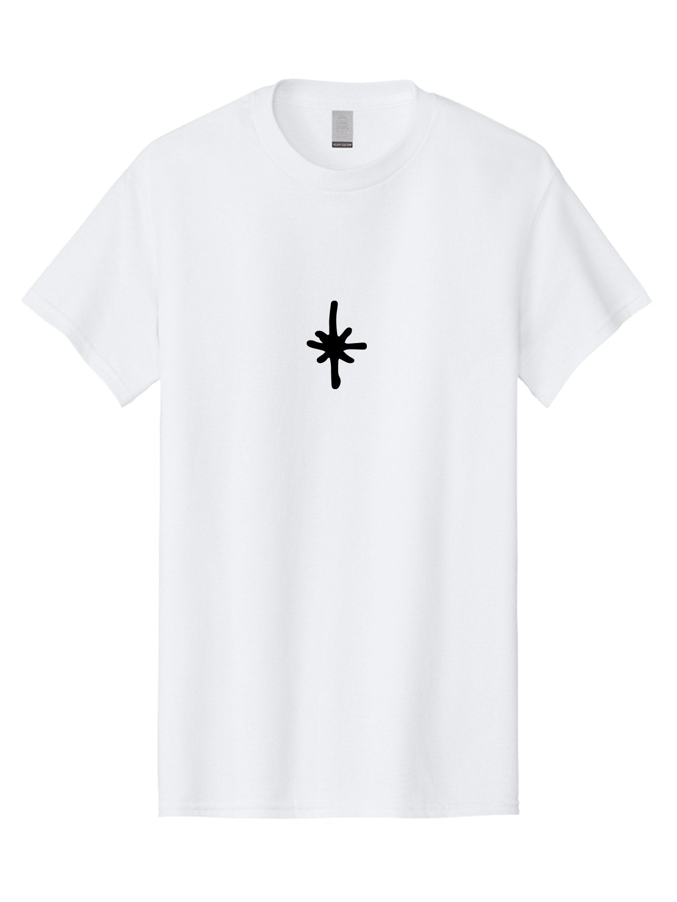 Asterisk-1 Men'S Graphic Tee, 100% Cotton, Comfortable Casual Summer Wear, Machine Washable, Black Asterisk Symbol, Simple Design, Graphic Element, Minimalist Art, Abstract Shape, Symbol, Typography -  Aaa744 11