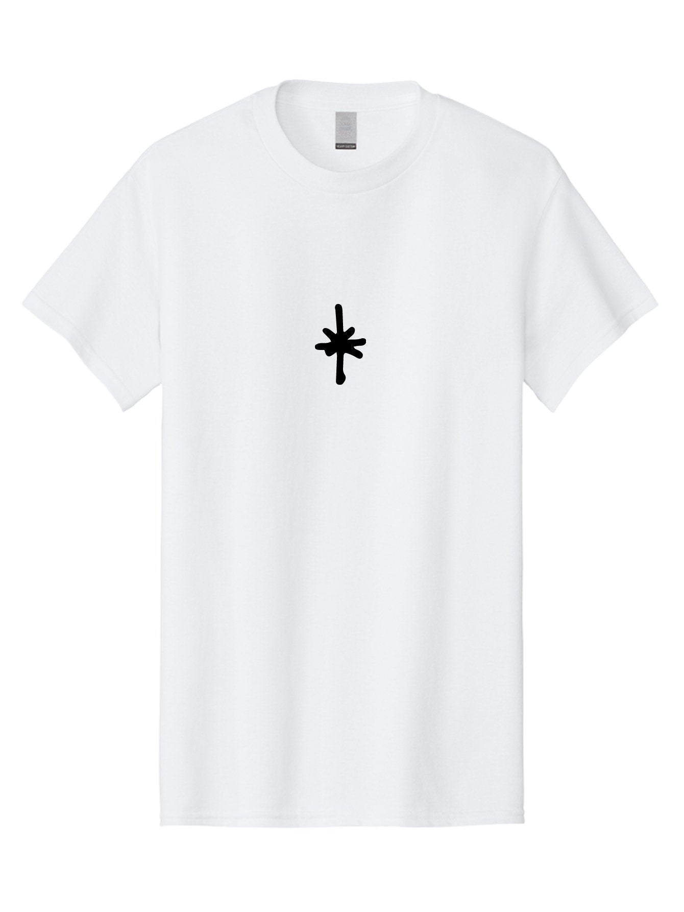 Asterisk Men'S Graphic Tee, 100% Cotton, Comfortable Casual Summer Wear, Machine Washable, Asterisk Symbol, Black Asterisk, Symbol Design, Graphic Element, Abstract Shape, Simple Icon, Minimalist Art, Symbolic Representation -  Aaa748 5