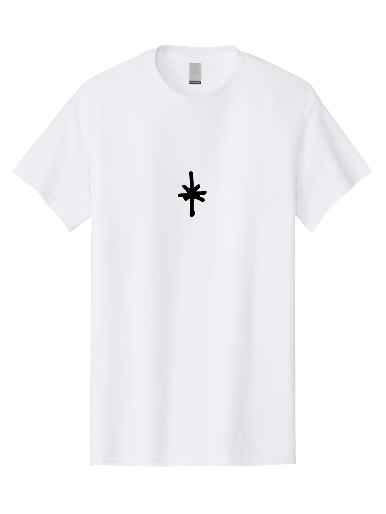 Asterisk Men'S Graphic Tee, 100% Cotton, Comfortable Casual Summer Wear, Machine Washable, Asterisk Symbol, Black Asterisk, Symbol Design, Graphic Element, Abstract Shape, Simple Icon, Minimalist Art, Symbolic Representation -  Aaa748 21