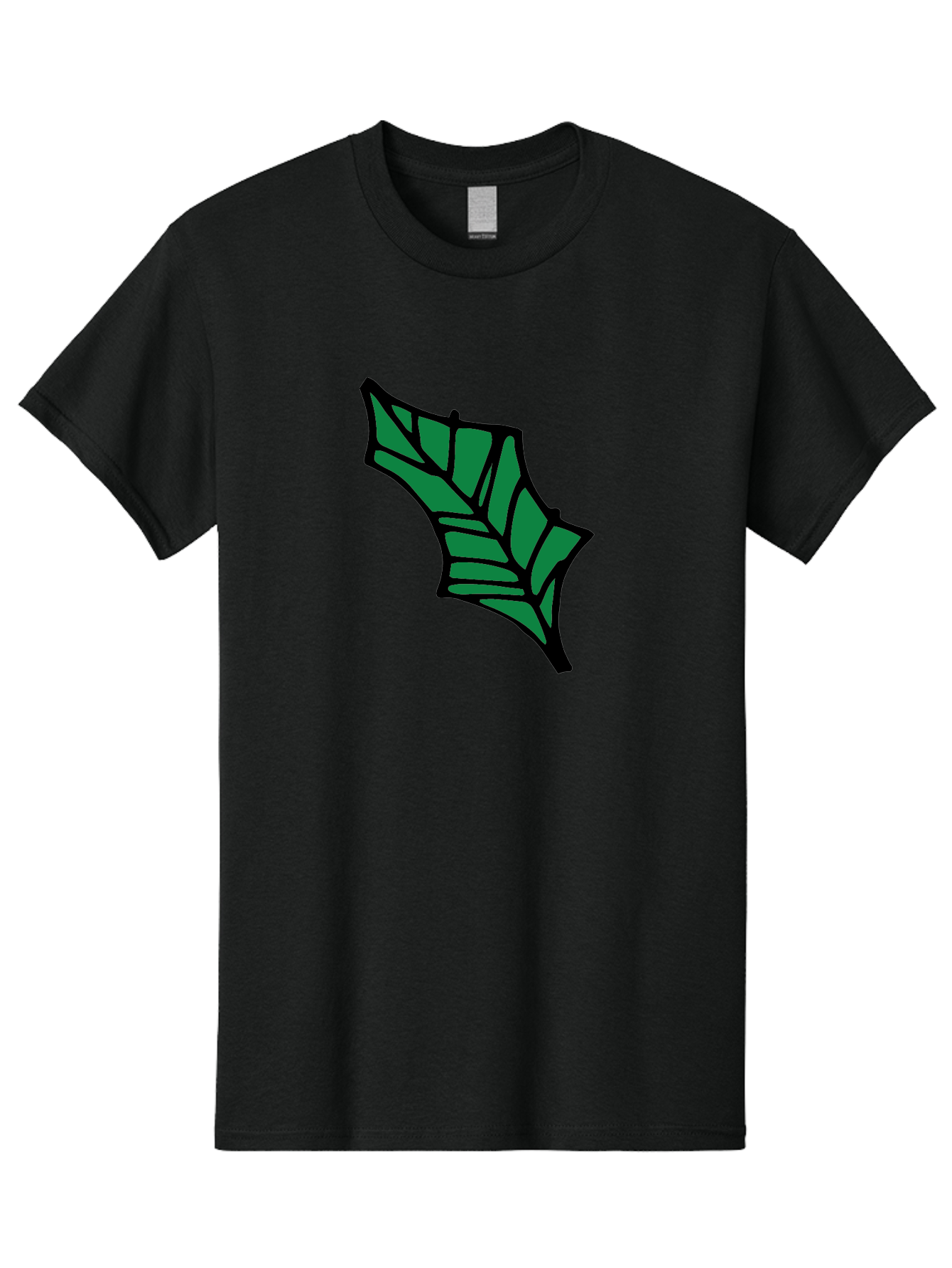 Bat-Wing-1 Men'S Graphic Tee, 100% Cotton, Comfortable Casual Summer Wear, Machine Washable, Bat, Black Outline, Green Fill, Abstract Shapes, Wing Pattern, Wildlife Art, Simple Design, Cartoon Style -  Aaa751 5