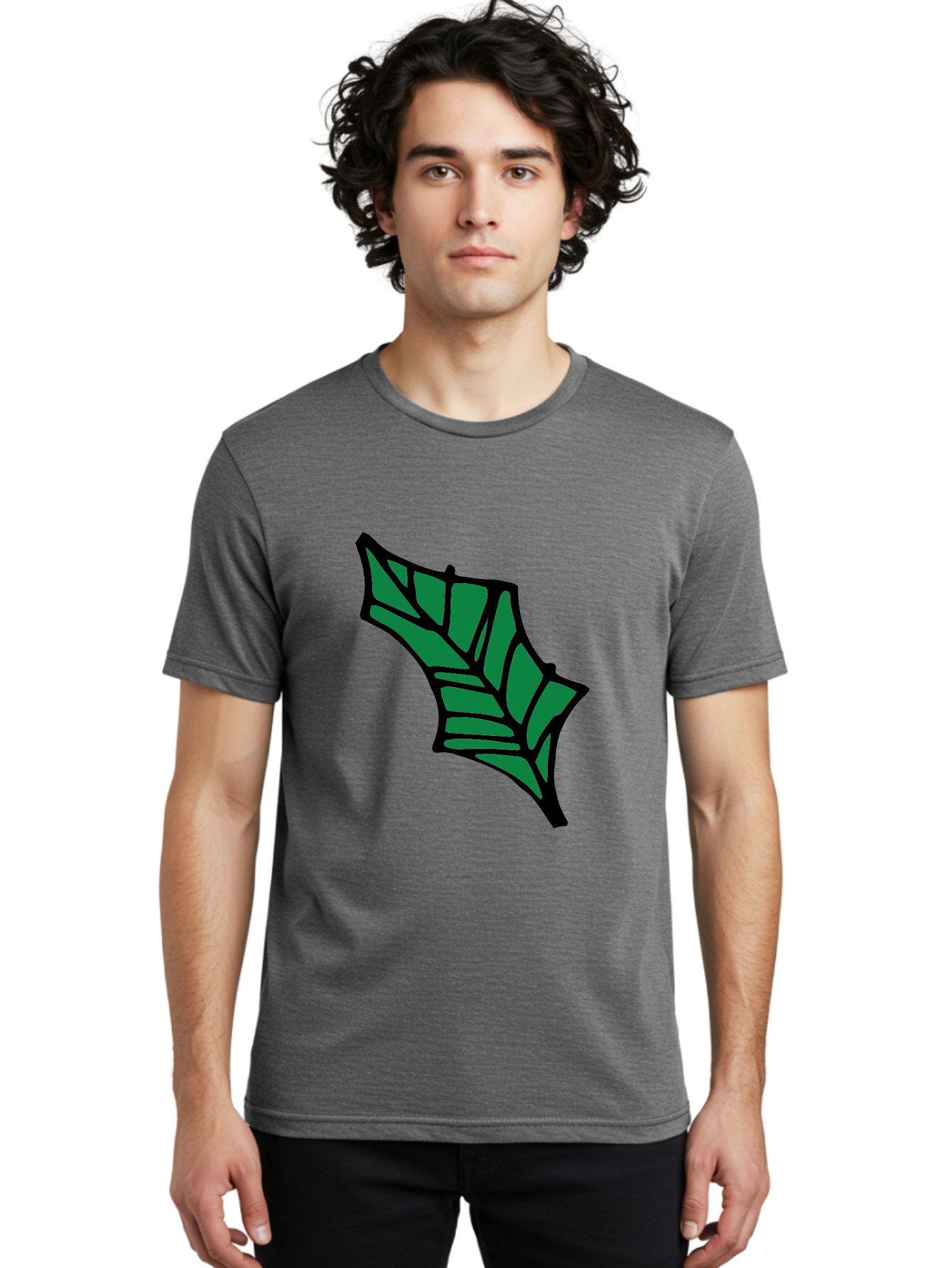 Bat-Wing-1 Men'S Graphic Tee, 100% Cotton, Comfortable Casual Summer Wear, Machine Washable, Bat, Black Outline, Green Fill, Abstract Shapes, Wing Pattern, Wildlife Art, Simple Design, Cartoon Style -  Aaa751 28
