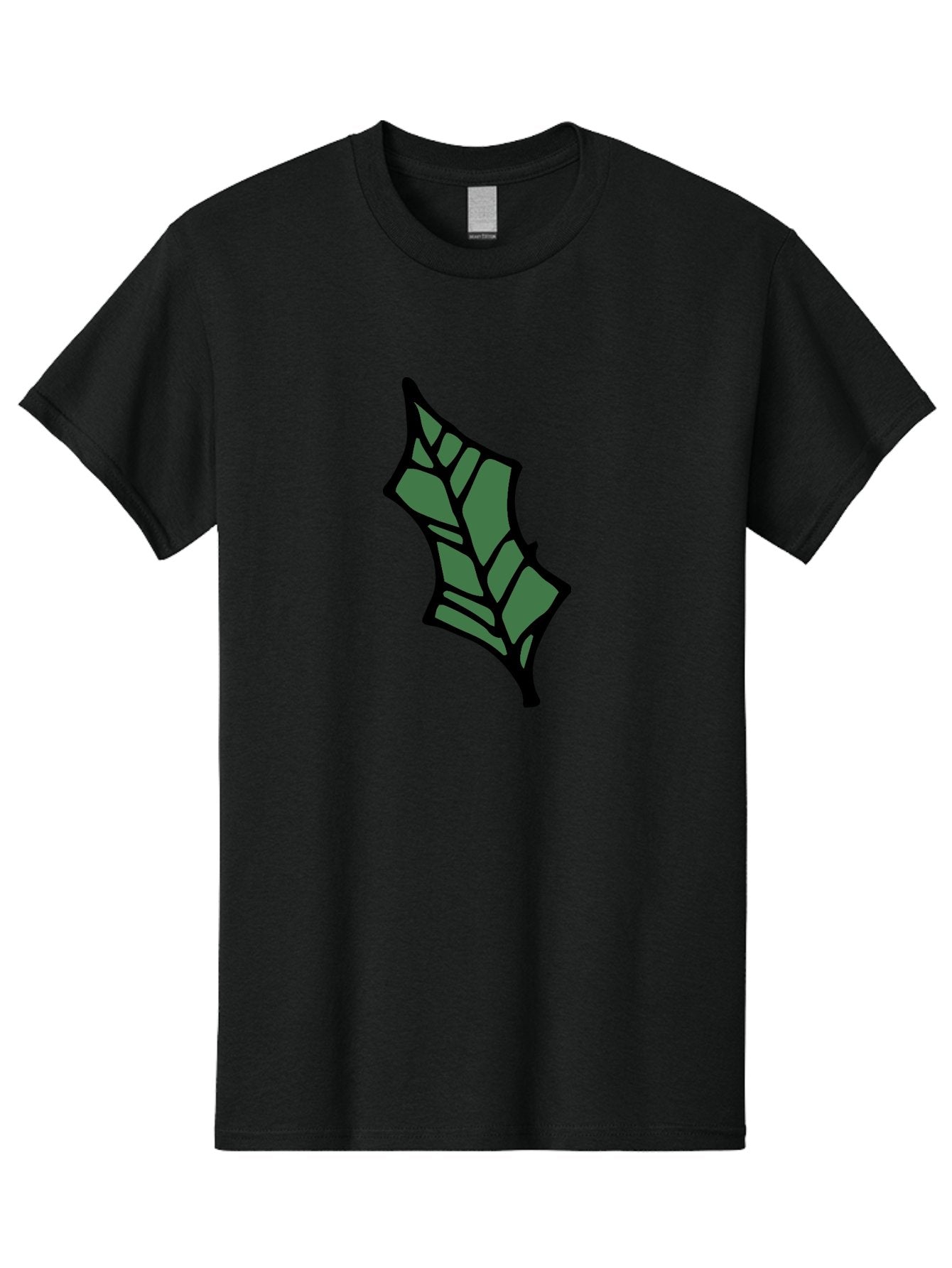 Bat-Wing Men'S Graphic Tee, 100% Cotton, Comfortable Casual Summer Wear, Machine Washable, Cartoon Bat, Simple Design, Dark Green, Black Outline, Geometric Shapes, Cartoon Style, Simple Illustration, Bat Symbol, Graphic Element -  Aaa752 3