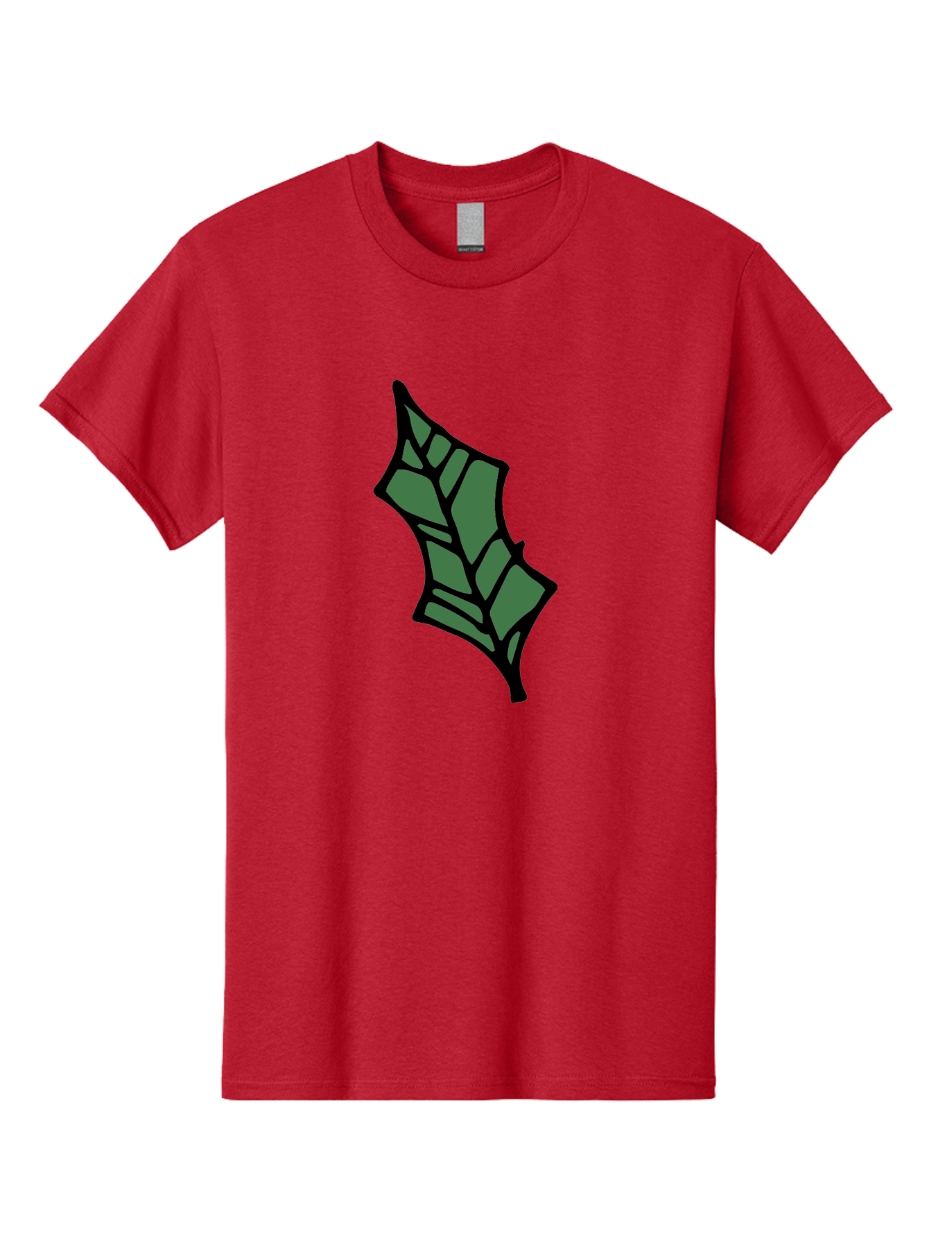 Bat-Wing Men'S Graphic Tee, 100% Cotton, Comfortable Casual Summer Wear, Machine Washable, Cartoon Bat, Simple Design, Dark Green, Black Outline, Geometric Shapes, Cartoon Style, Simple Illustration, Bat Symbol, Graphic Element -  Aaa752