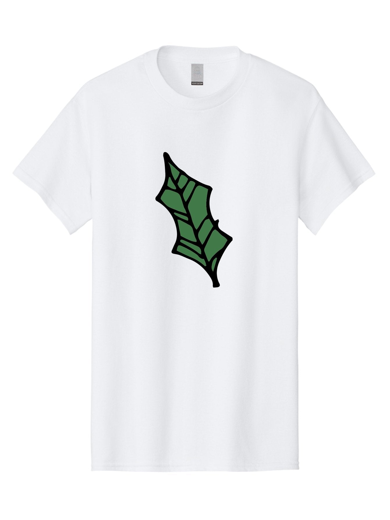 Bat-Wing Men'S Graphic Tee, 100% Cotton, Comfortable Casual Summer Wear, Machine Washable, Cartoon Bat, Simple Design, Dark Green, Black Outline, Geometric Shapes, Cartoon Style, Simple Illustration, Bat Symbol, Graphic Element -  Aaa752