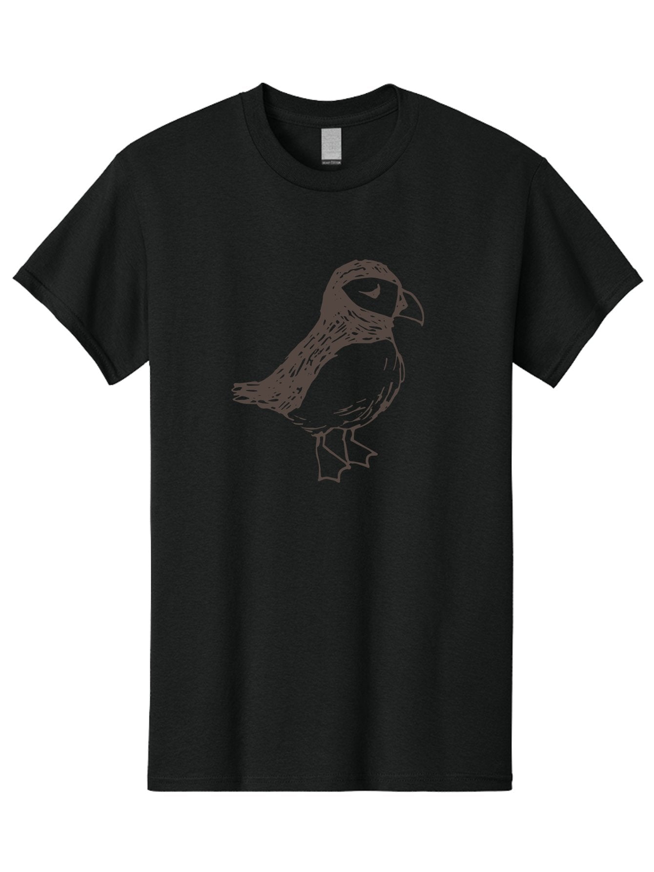 Bird Men'S Graphic Tee, 100% Cotton, Comfortable Casual Summer Wear, Machine Washable, Sketch Of Bird, Bird Drawing, Simple Art, Minimalist Design, Bird Species, Wildlife Illustration, Birdwatching, Nature Art -  Aaa757 3