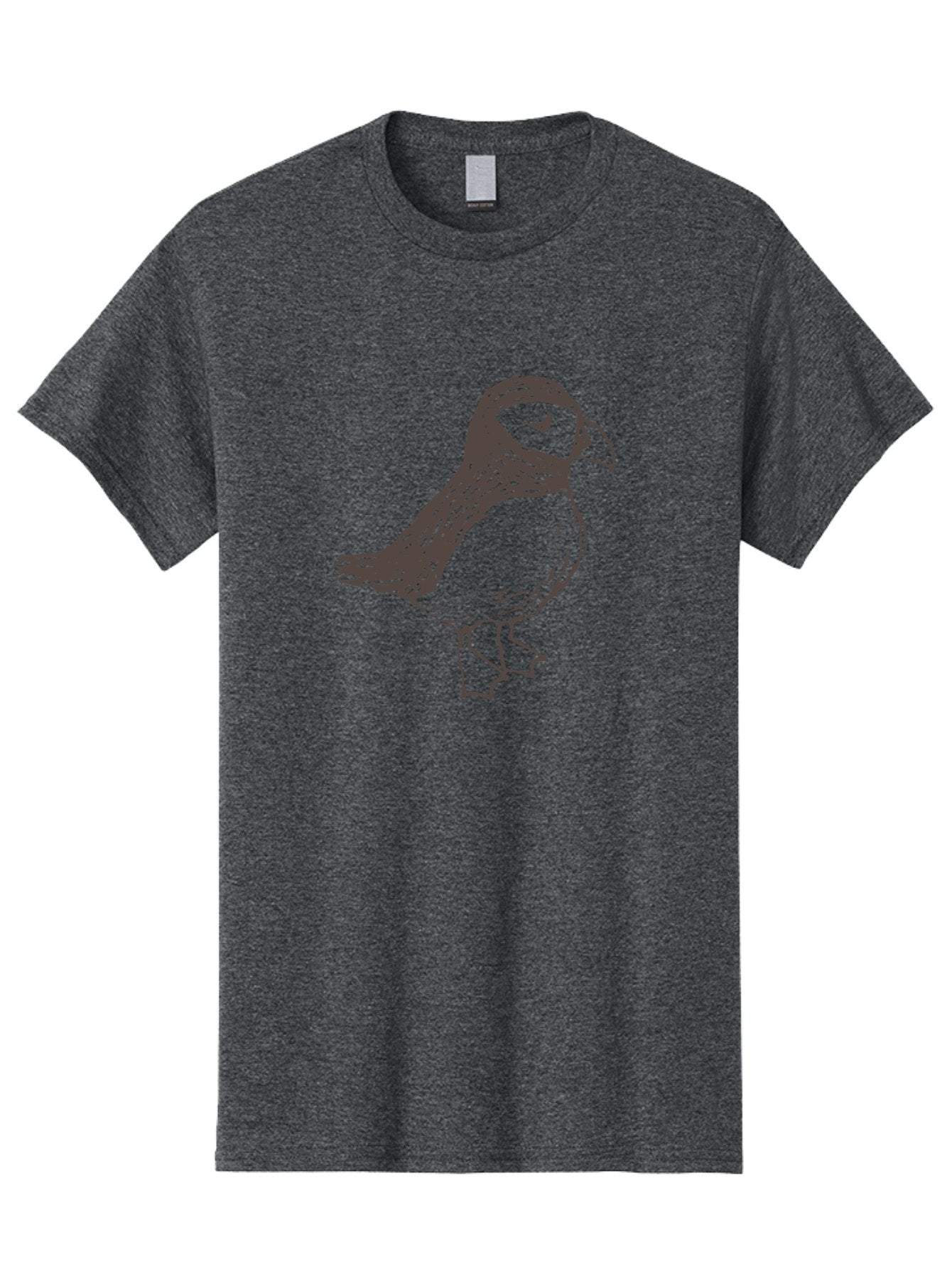 Bird Men'S Graphic Tee, 100% Cotton, Comfortable Casual Summer Wear, Machine Washable, Sketch Of Bird, Bird Drawing, Simple Art, Minimalist Design, Bird Species, Wildlife Illustration, Birdwatching, Nature Art -  Aaa757