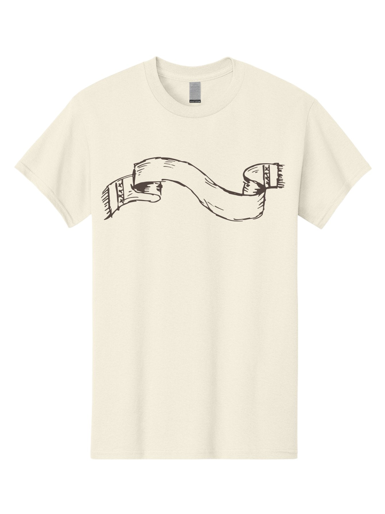 Blank-Ribbon-Banner Men'S Graphic Tee, 100% Cotton, Comfortable Casual Summer Wear, Machine Washable, Ribbon Banner, Graphic Design Element, Decorative Curve, Flowing Ribbon, Elegant Design, Creative Graphics, Illustration Art, -  Aaa768 12