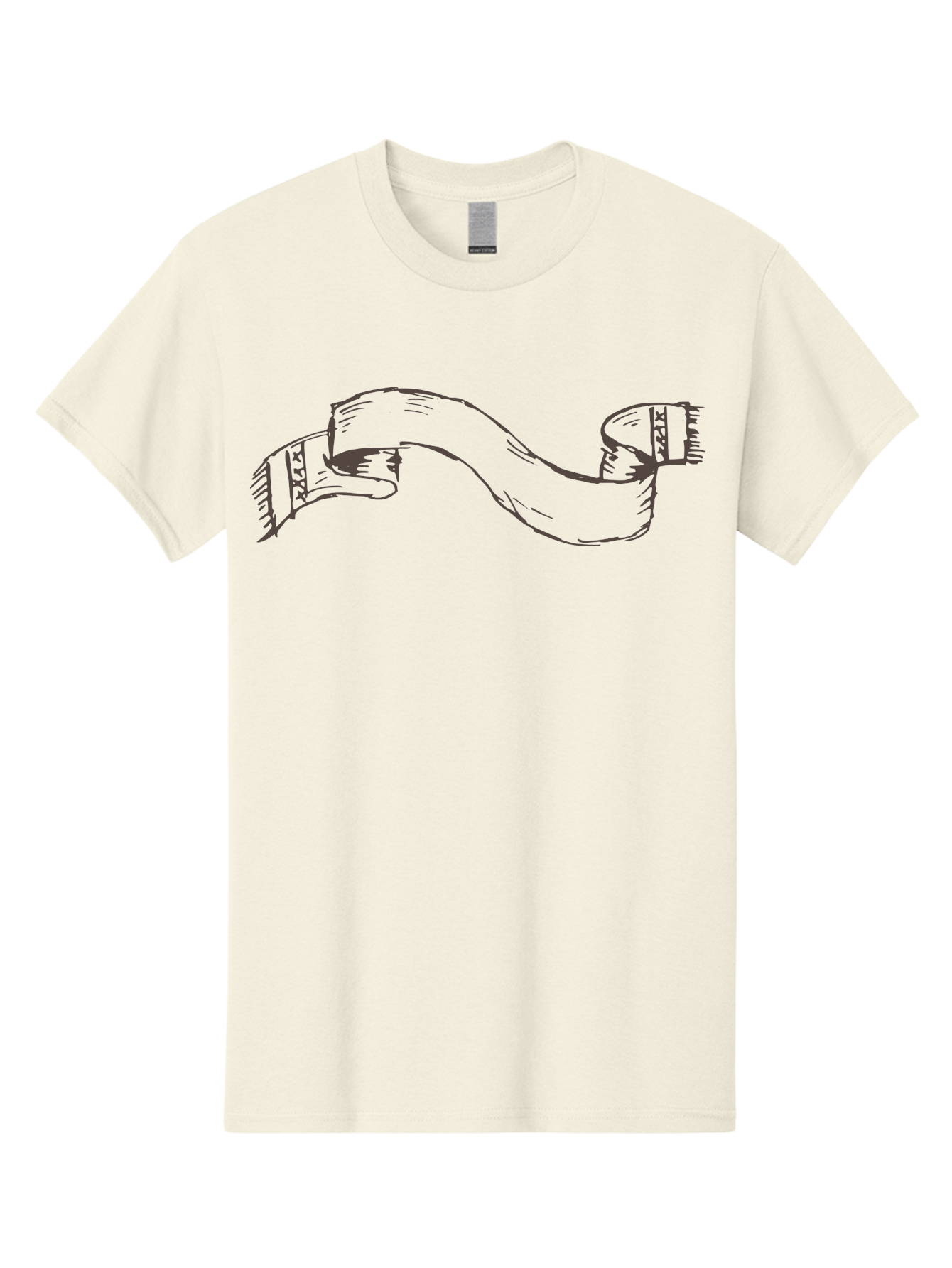 Blank-Ribbon-Banner Men'S Graphic Tee, 100% Cotton, Comfortable Casual Summer Wear, Machine Washable, Ribbon Banner, Graphic Design Element, Decorative Curve, Flowing Ribbon, Elegant Design, Creative Graphics, Illustration Art, -  Aaa768 17