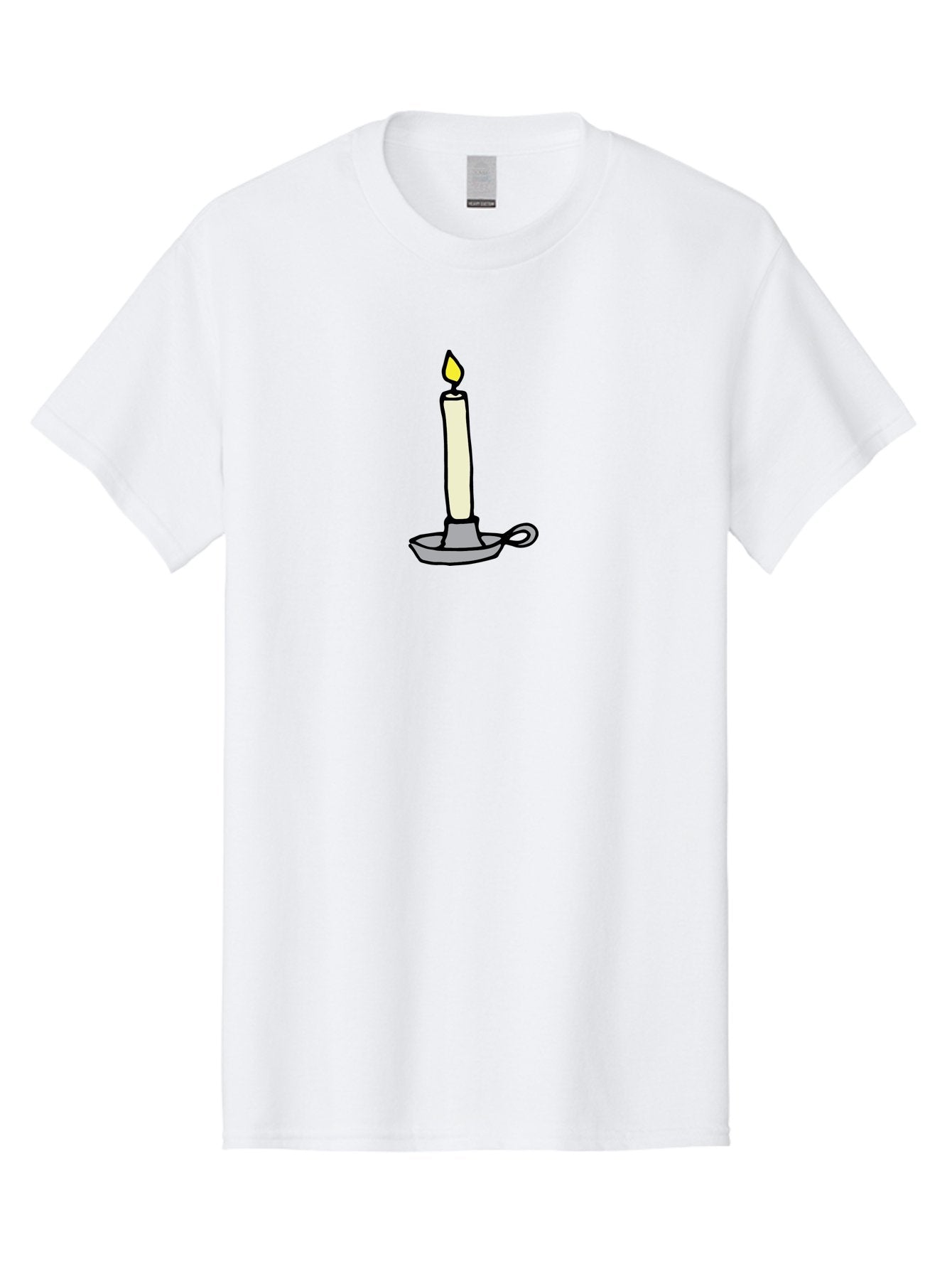 Candle-2 Men'S Graphic Tee, 100% Cotton, Comfortable Casual Summer Wear, Machine Washable, Lit Candle, Candle Holder, Warm Lighting, Relaxing Ambiance, Peaceful Atmosphere, Soft Glow, Serene Moment, Ambiance, Candlelight, Relaxation, -  Aaa775 12