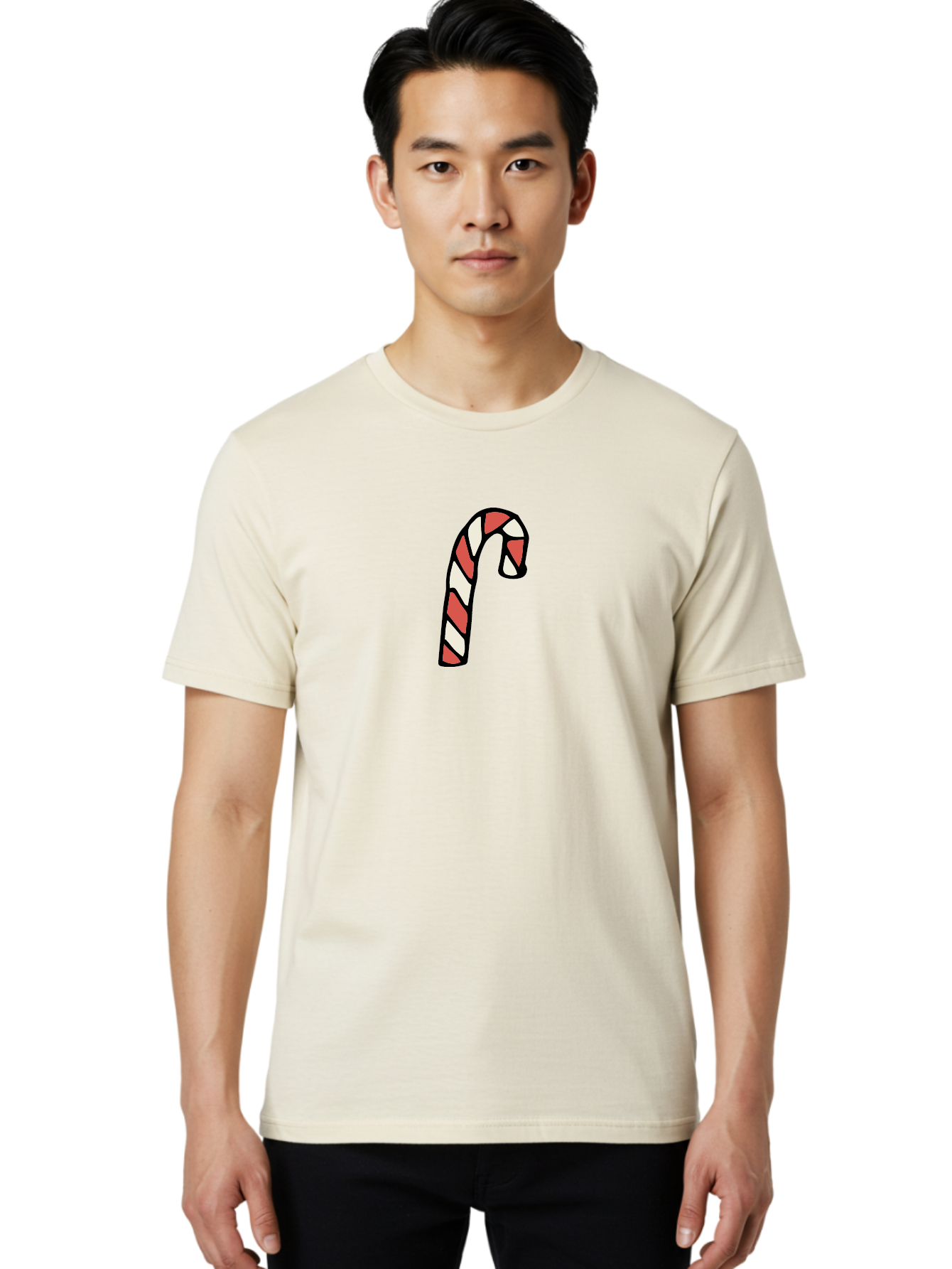 Candy-Cane-1 Men'S Graphic Tee, 100% Cotton, Comfortable Casual Summer Wear, Machine Washable, Candy Cane, Red And White Stripes, Festive Holiday Treat, Christmas Symbol, Sweet Candy, Winter Wonderland, Holiday Cheer, Peppermint Flavor -  Aaa779 18