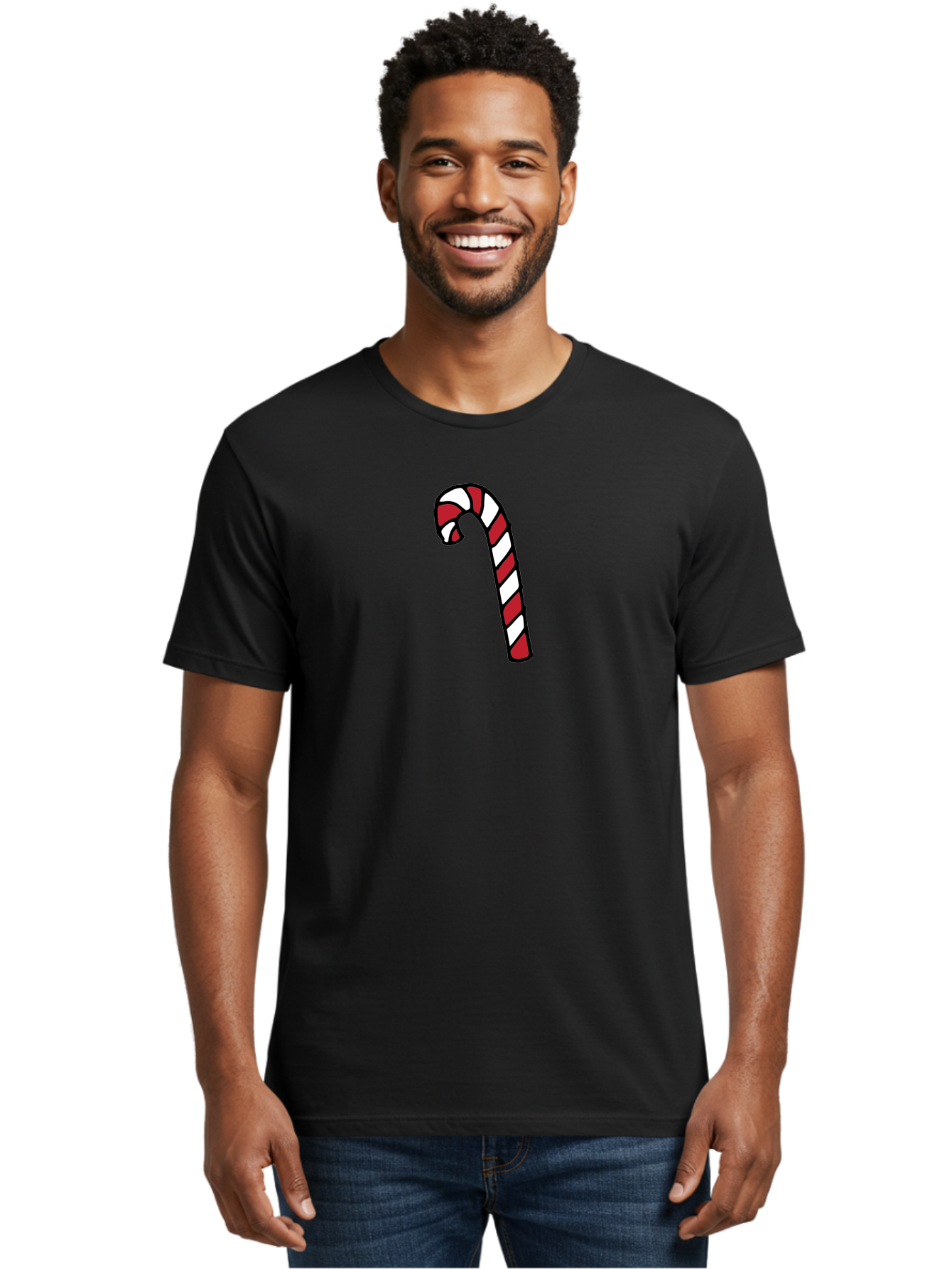 Candy-Cane-2 Men'S Graphic Tee, 100% Cotton, Comfortable Casual Summer Wear, Machine Washable, Striped Candy Cane, Holiday Treat, Festive Decoration, Christmas Symbol, Red And White Stripes, Sweet Delight, Seasonal Charm -  Aaa780 22