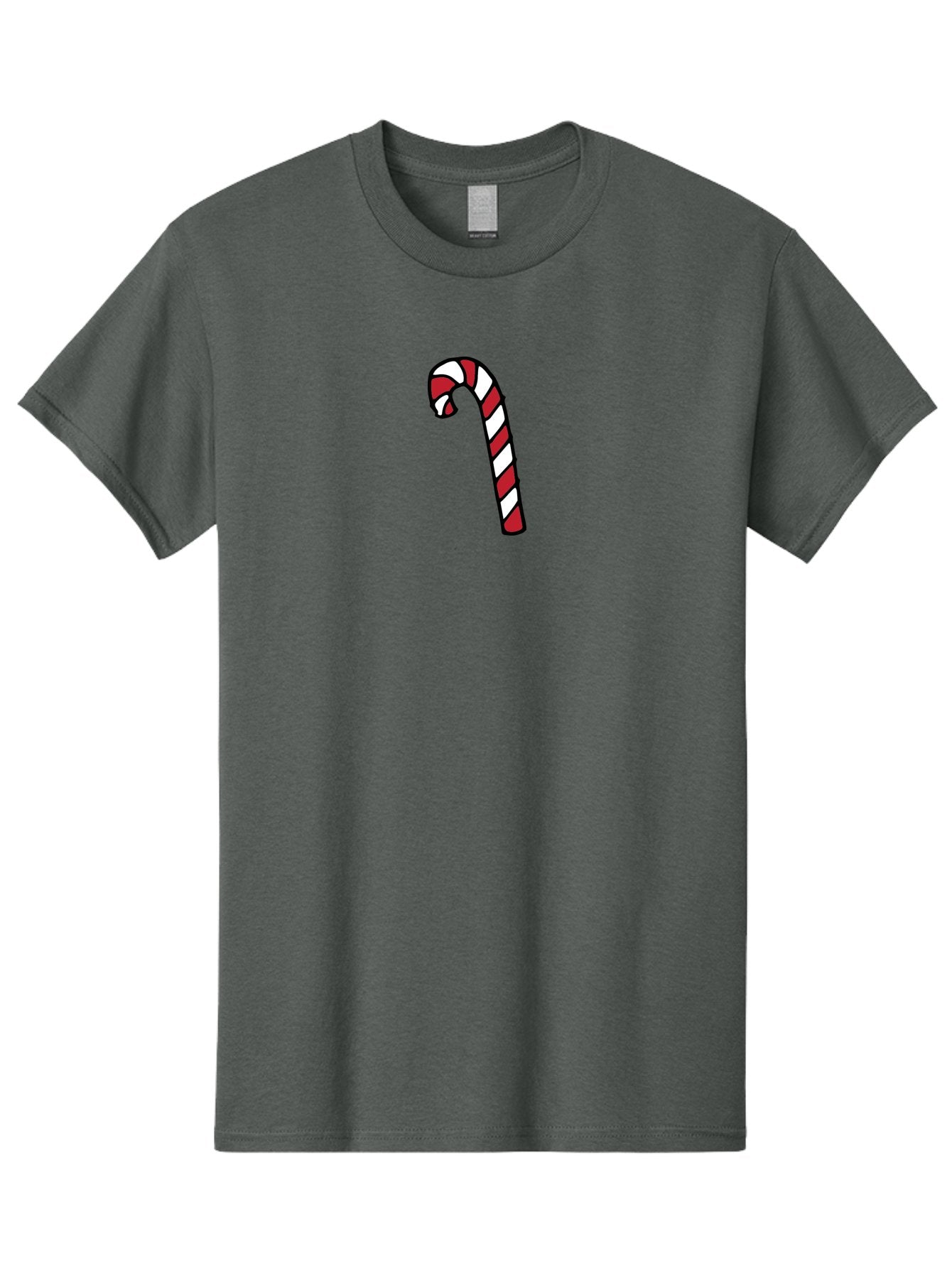 Candy-Cane-2 Men'S Graphic Tee, 100% Cotton, Comfortable Casual Summer Wear, Machine Washable, Striped Candy Cane, Holiday Treat, Festive Decoration, Christmas Symbol, Red And White Stripes, Sweet Delight, Seasonal Charm -  Aaa780