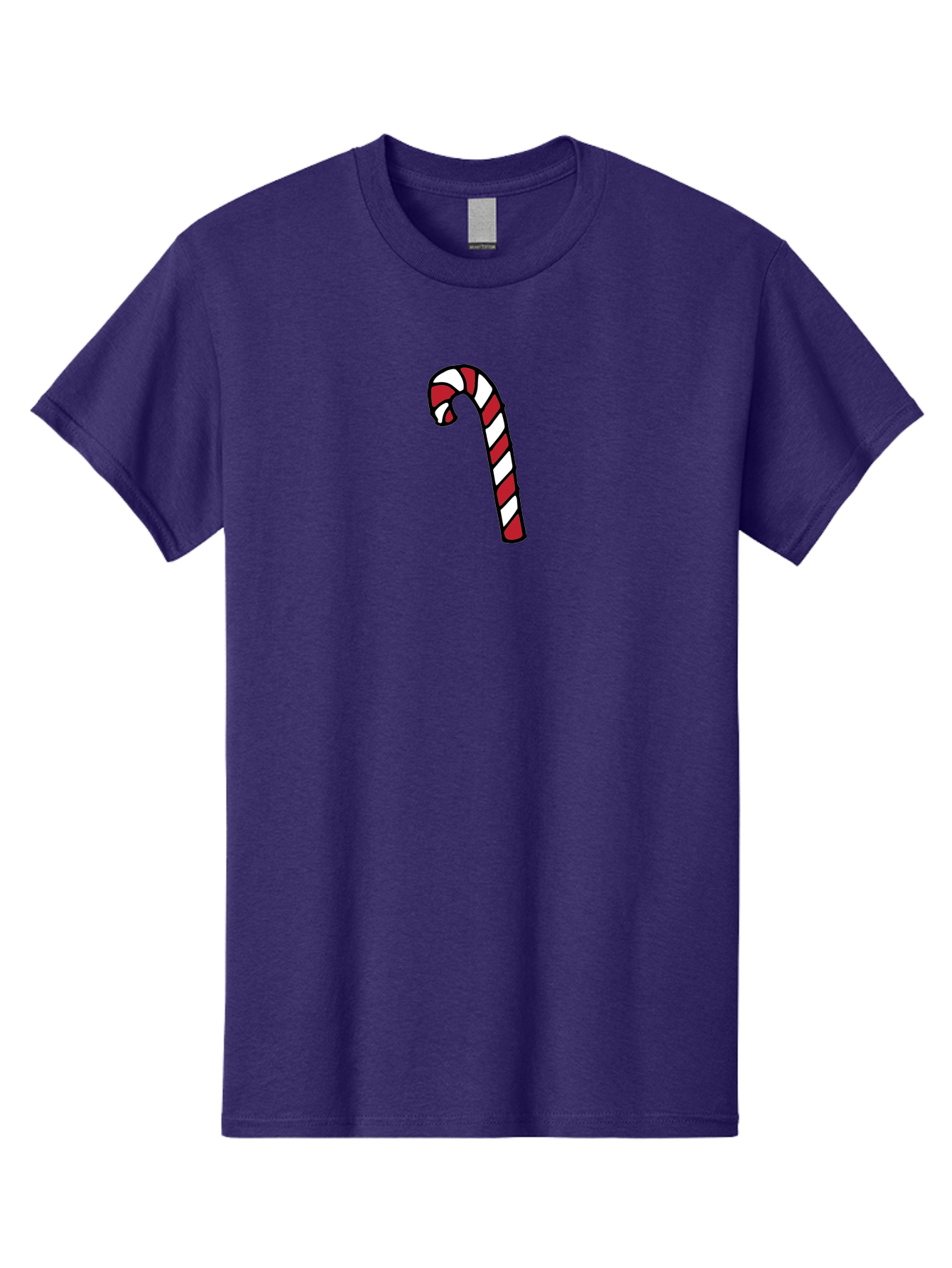 Candy-Cane-2 Men'S Graphic Tee, 100% Cotton, Comfortable Casual Summer Wear, Machine Washable, Striped Candy Cane, Holiday Treat, Festive Decoration, Christmas Symbol, Red And White Stripes, Sweet Delight, Seasonal Charm -  Aaa780 25