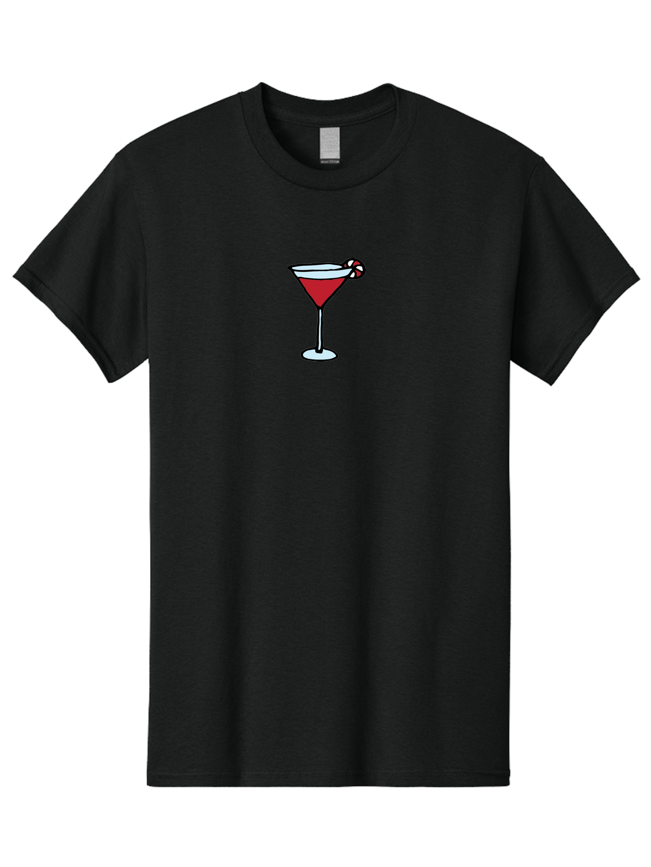 Candy-Cane-Martini-1 Men'S Graphic Tee, 100% Cotton, Comfortable Casual Summer Wear, Machine Washable, Red Martini, Candy Cane Garnish, Festive Cocktail, Holiday Drink, Sweet Treat, Christmas Party, Cocktail Hour -  Aaa781 29