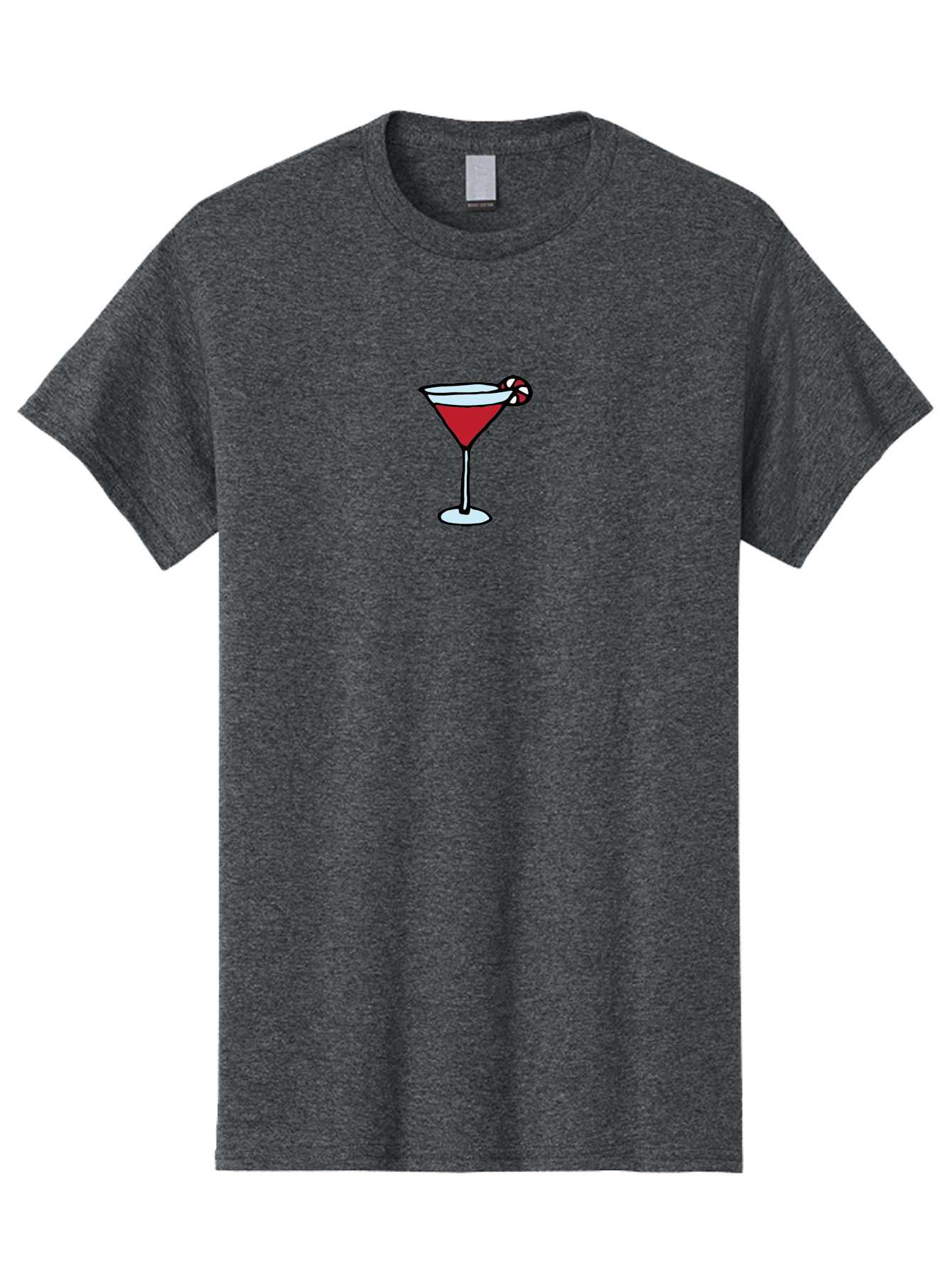 Candy-Cane-Martini-1 Men'S Graphic Tee, 100% Cotton, Comfortable Casual Summer Wear, Machine Washable, Red Martini, Candy Cane Garnish, Festive Cocktail, Holiday Drink, Sweet Treat, Christmas Party, Cocktail Hour -  Aaa781 23