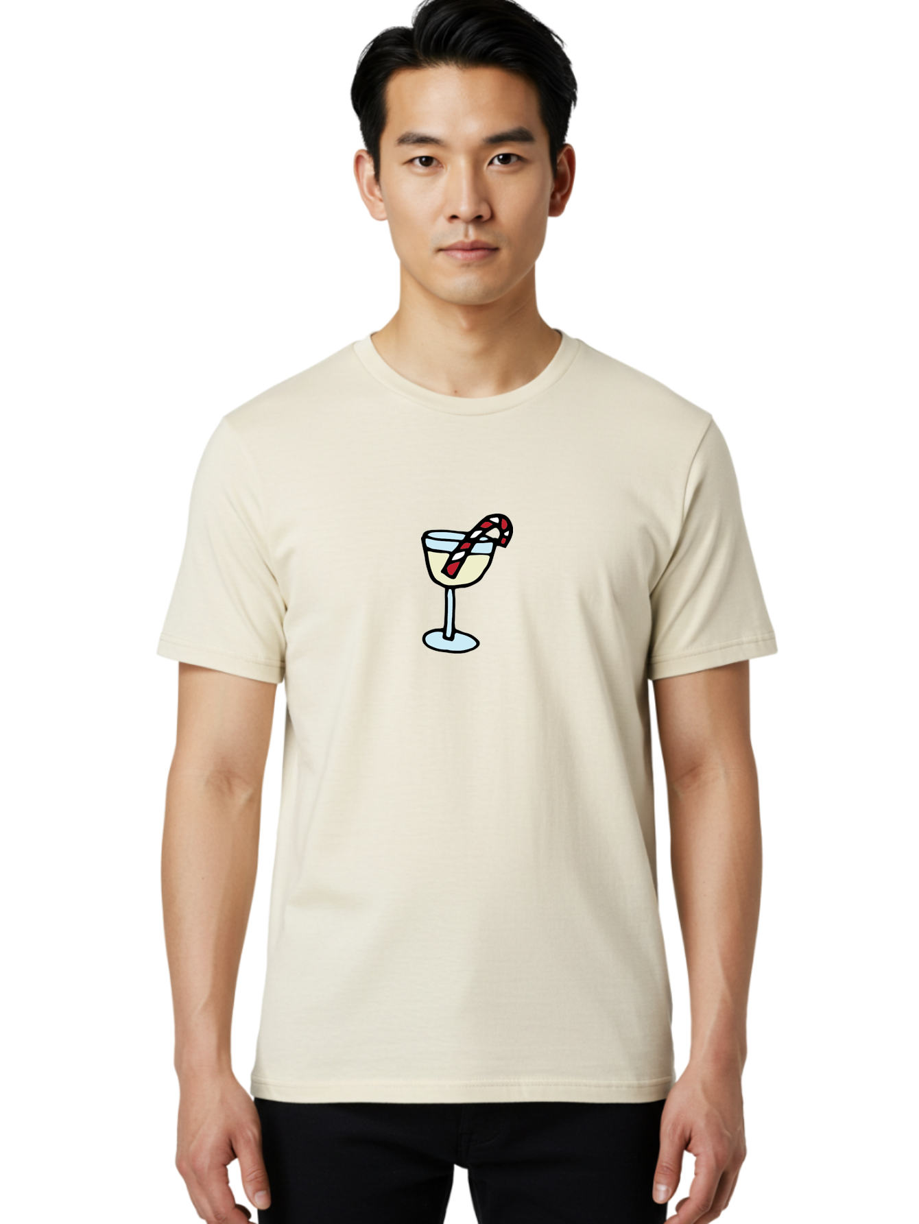 Candy-Cane-Martini-2 Men'S Graphic Tee, 100% Cotton, Comfortable Casual Summer Wear, Machine Washable, Candy Cane Martini, Festive Drink, Holiday Cocktail, Christmas Treat, Sweet Indulgence, Peppermint Delight, Winter Wonderland -  Aaa782 18