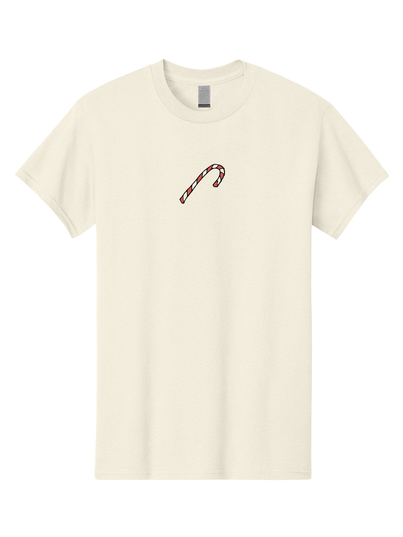 Candy-Cane Men'S Graphic Tee, 100% Cotton, Comfortable Casual Summer Wear, Machine Washable, Candy Cane, Red And White Stripes, Festive Treat, Holiday Season, Christmas Symbol, Sweet Indulgence, Peppermint Flavor -  Aaa785 7