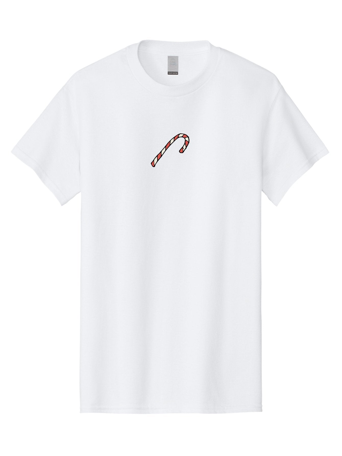 Candy-Cane Men'S Graphic Tee, 100% Cotton, Comfortable Casual Summer Wear, Machine Washable, Candy Cane, Red And White Stripes, Festive Treat, Holiday Season, Christmas Symbol, Sweet Indulgence, Peppermint Flavor -  Aaa785 14