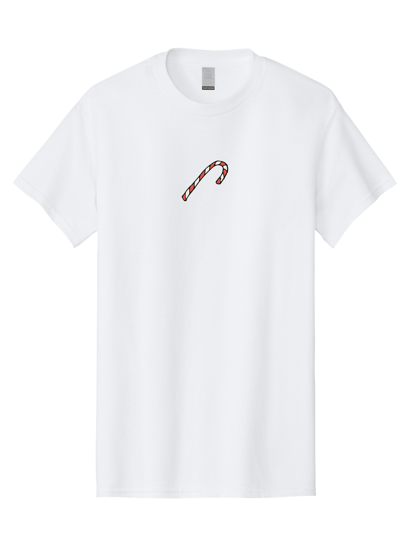 Candy-Cane Men'S Graphic Tee, 100% Cotton, Comfortable Casual Summer Wear, Machine Washable, Candy Cane, Red And White Stripes, Festive Treat, Holiday Season, Christmas Symbol, Sweet Indulgence, Peppermint Flavor -  Aaa785 29