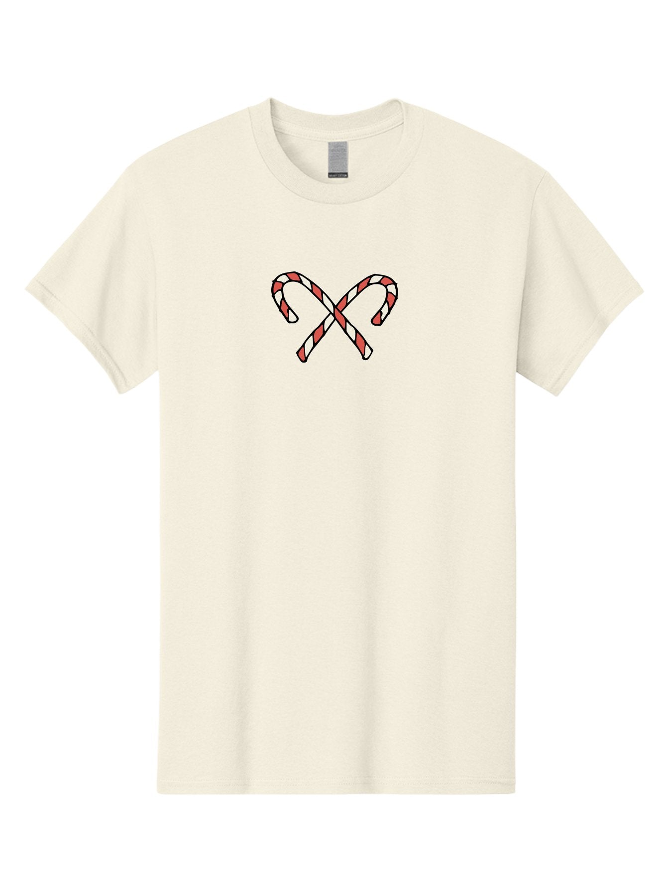 Candy-Canes-Xx Men'S Graphic Tee, 100% Cotton, Comfortable Casual Summer Wear, Machine Washable, Candy Canes, Holiday Treats, Festive Decorations, Christmas Sweets, Striped Candies, Sweet Treats, Holiday Cheer -  Aaa786