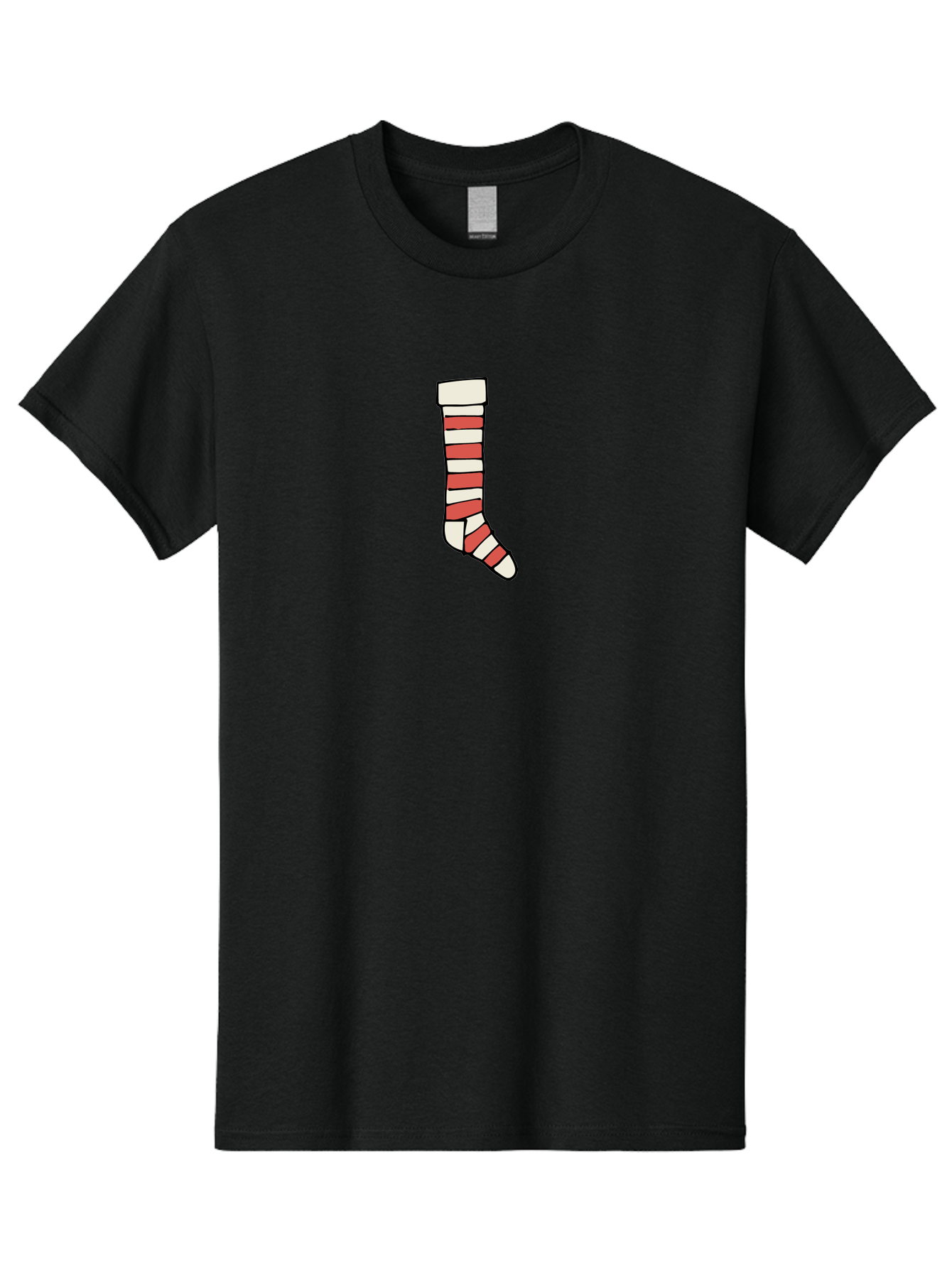 Cast Men'S Graphic Tee, 100% Cotton, Comfortable Casual Summer Wear, Machine Washable, Injured Leg, Broken Bone, Medical Care, Red And White Cast, Orthopedic Treatment, Fracture Recovery, Injured Limb -  Aaa790