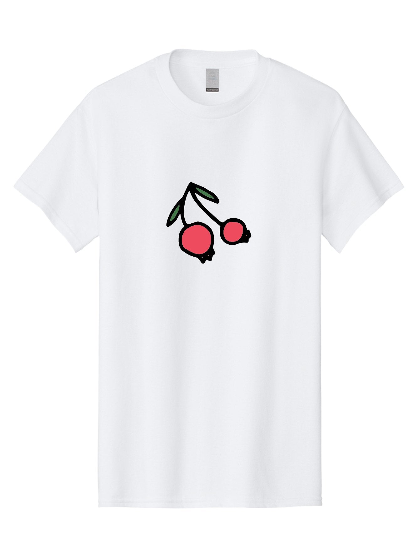 Cherry-Sunglasses Men'S Graphic Tee, 100% Cotton, Comfortable Casual Summer Wear, Machine Washable, Fun Sunglasses, Cherry Design, Playful Eyewear, Trendy Accessories, Stylish Shades, Cartoon Graphics, Retro Style, Fashion Statement -  Aaa800 9