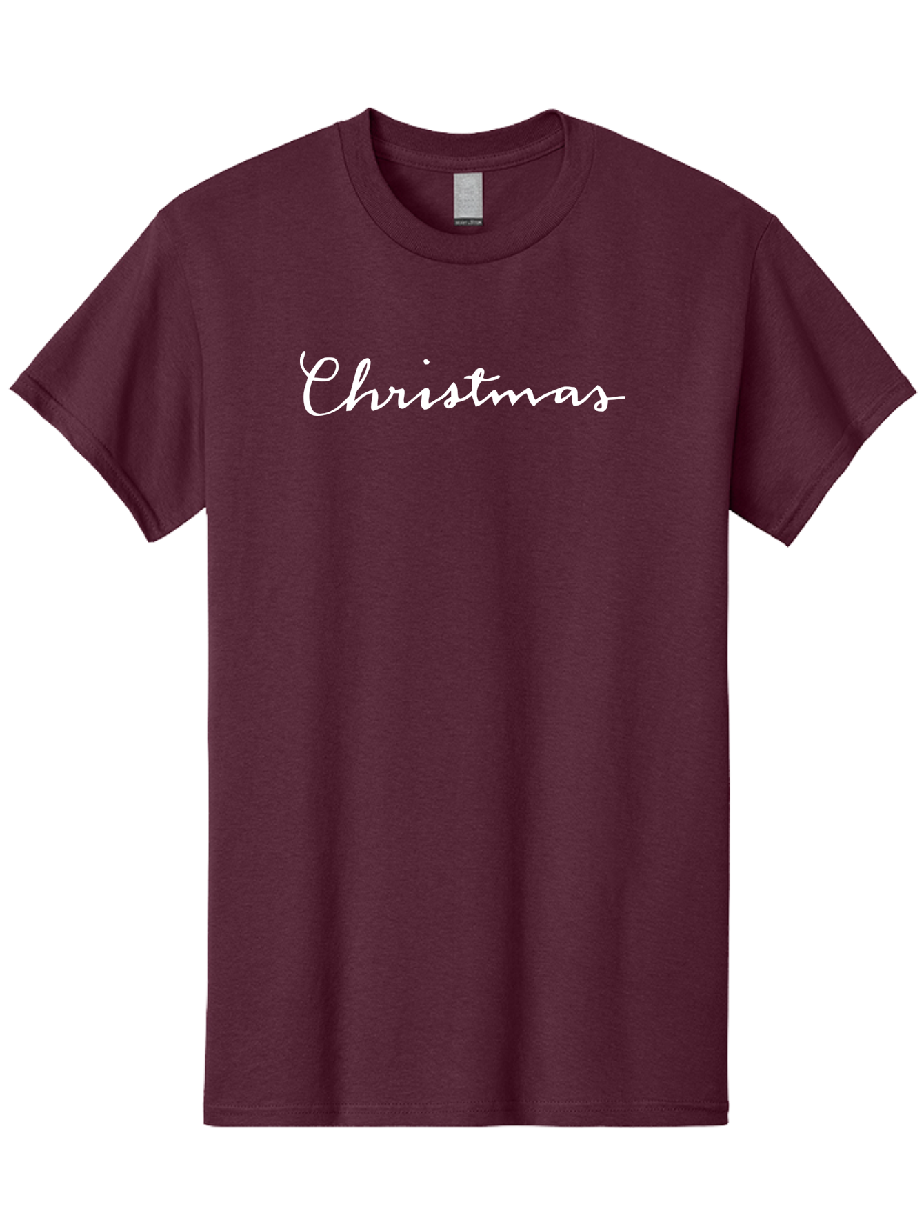 Christmas-1 Men'S Graphic Tee, 100% Cotton, Comfortable Casual Summer Wear, Machine Washable, Christmas, Holiday Season, Festive Atmosphere, Winter Wonderland, Holiday Cheer, Christmas Magic, White Cursive Text -  Aaa801 11