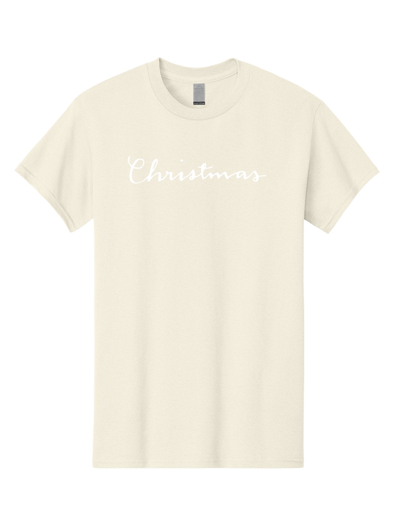Christmas-1 Men'S Graphic Tee, 100% Cotton, Comfortable Casual Summer Wear, Machine Washable, Christmas, Holiday Season, Festive Atmosphere, Winter Wonderland, Holiday Cheer, Christmas Magic, White Cursive Text -  Aaa801 11