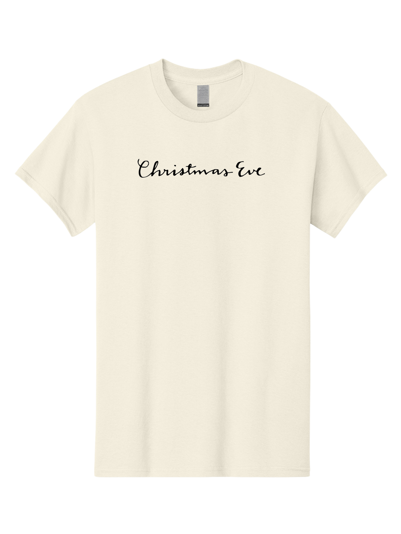 Christmas-Eve Men'S Graphic Tee, 100% Cotton, Comfortable Casual Summer Wear, Machine Washable, Christmas Eve, Holiday Season, Festive Vibes, Cursive Text, Winter Celebration, Christmas Magic, Holiday Cheer -  Aaa804 11