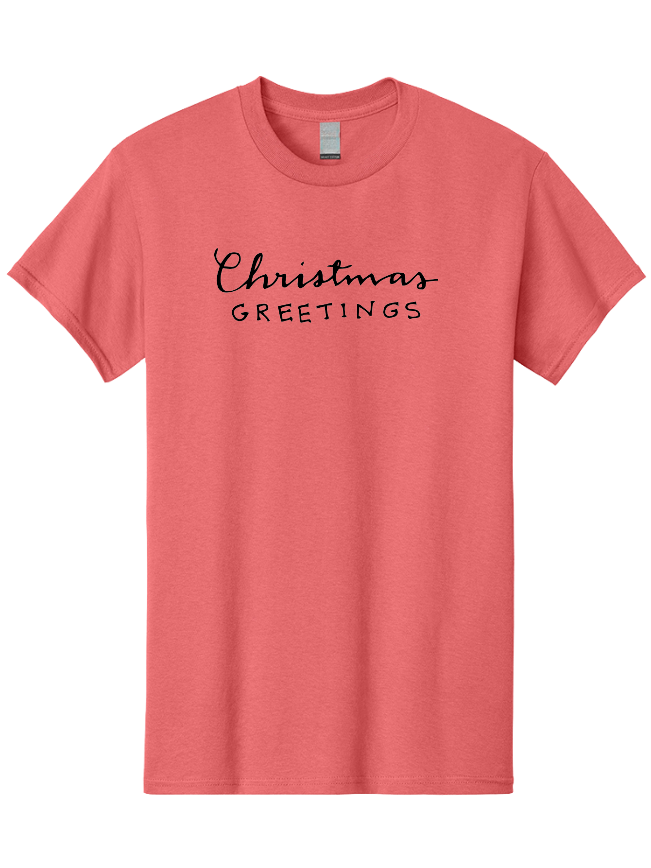 Christmas-Greetings-1 Men'S Graphic Tee, 100% Cotton, Comfortable Casual Summer Wear, Machine Washable, Christmas Greetings, Holiday Wishes, Festive Season, Christmas Card, Seasonal Message, Holiday Cheer, Winter Holidays -  Aaa805 23