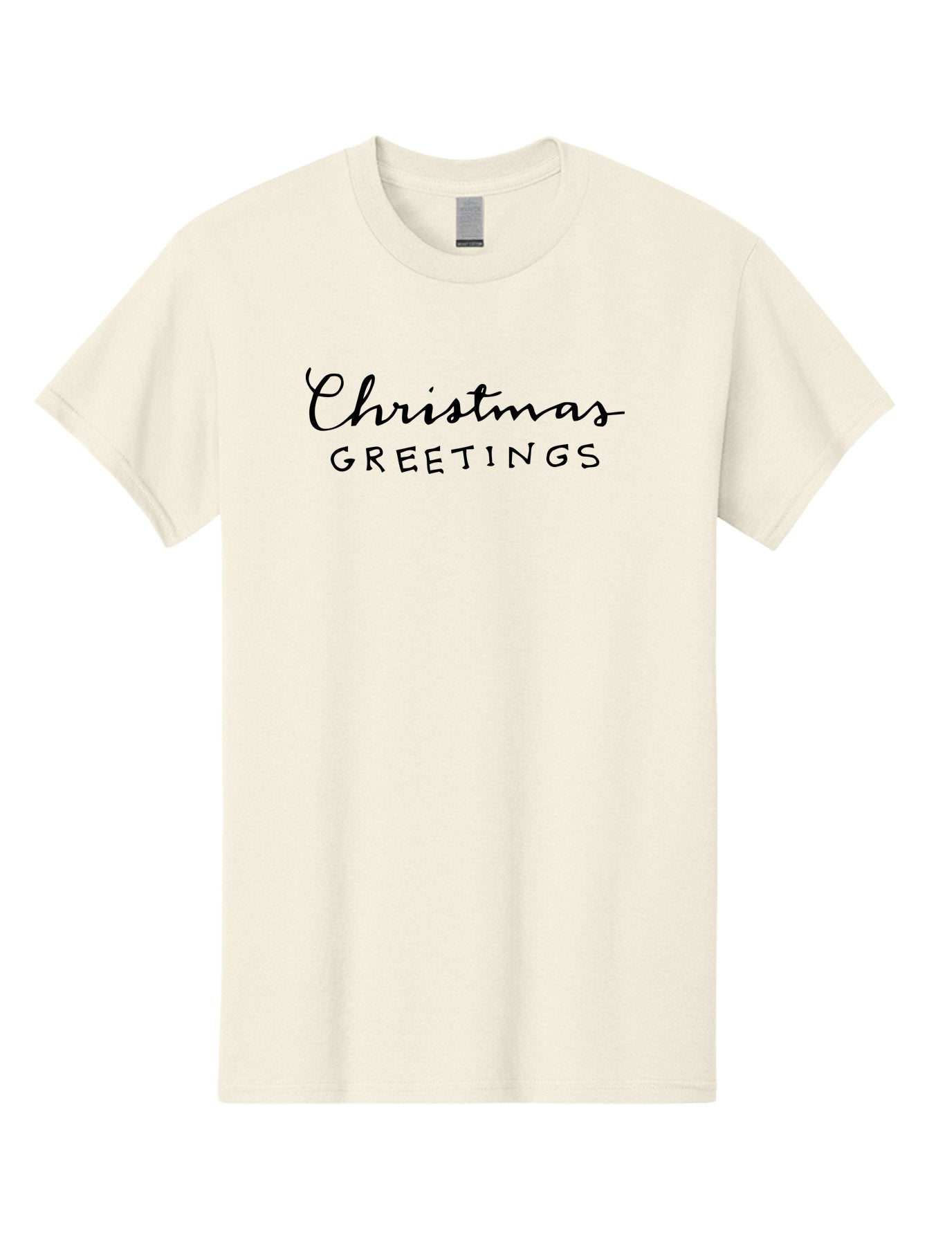 Christmas-Greetings-1 Men'S Graphic Tee, 100% Cotton, Comfortable Casual Summer Wear, Machine Washable, Christmas Greetings, Holiday Wishes, Festive Season, Christmas Card, Seasonal Message, Holiday Cheer, Winter Holidays -  Aaa805 5